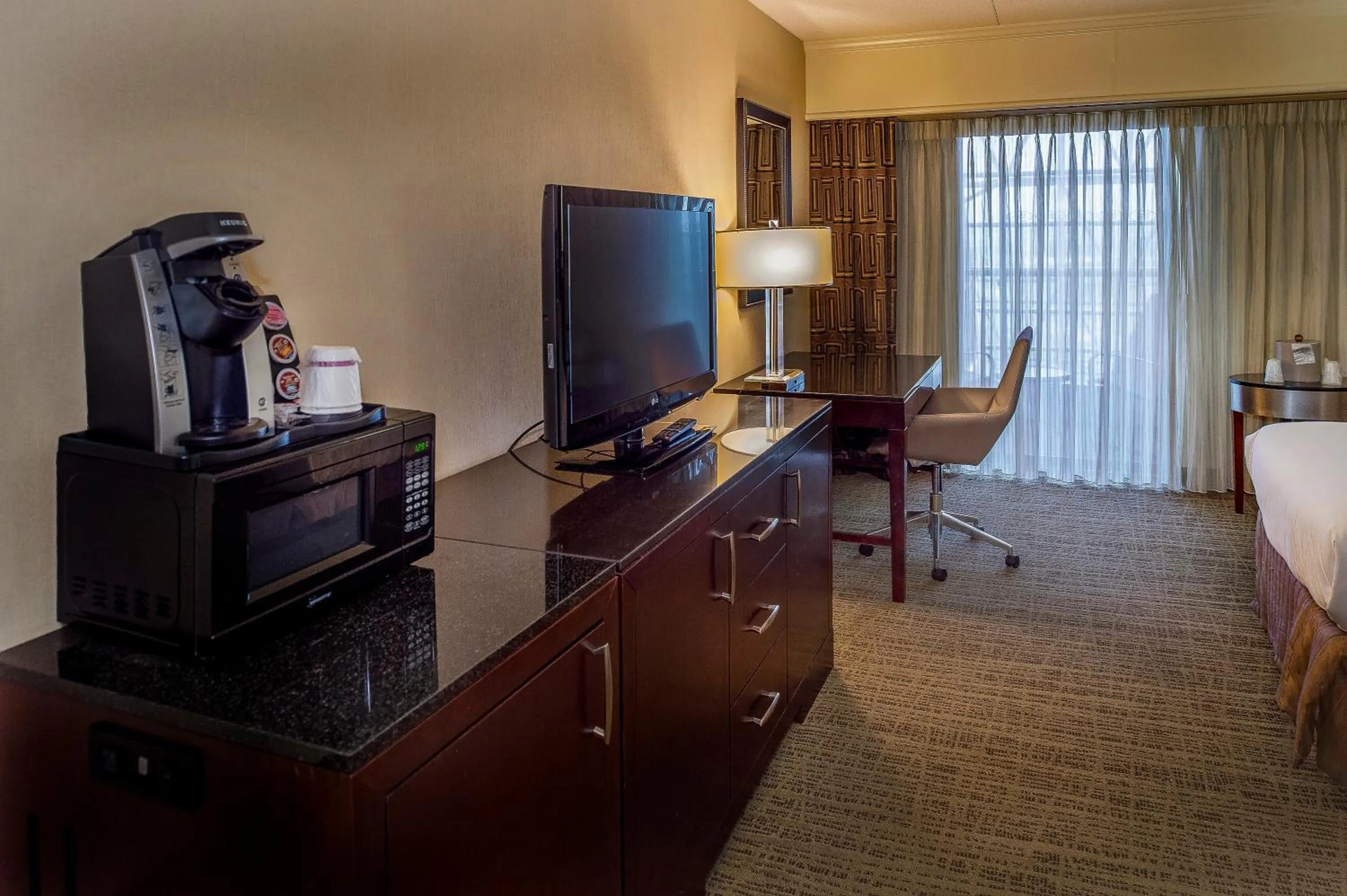 Bed in Crowne Plaza Hotel St. Louis Airport by IHG
