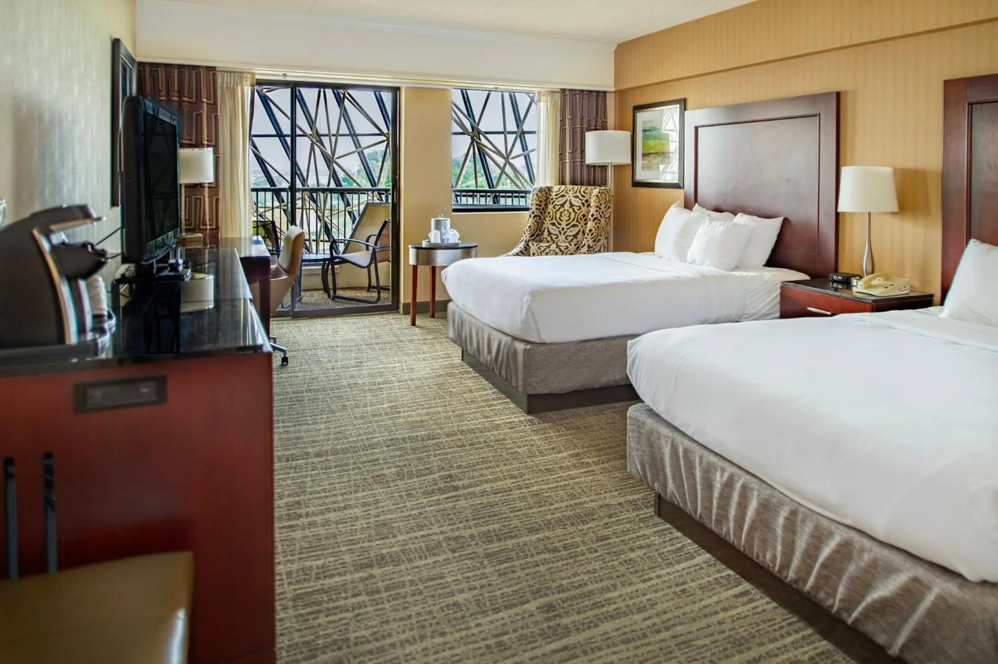 Photo of the whole room, Bed in Crowne Plaza Hotel St. Louis Airport by IHG