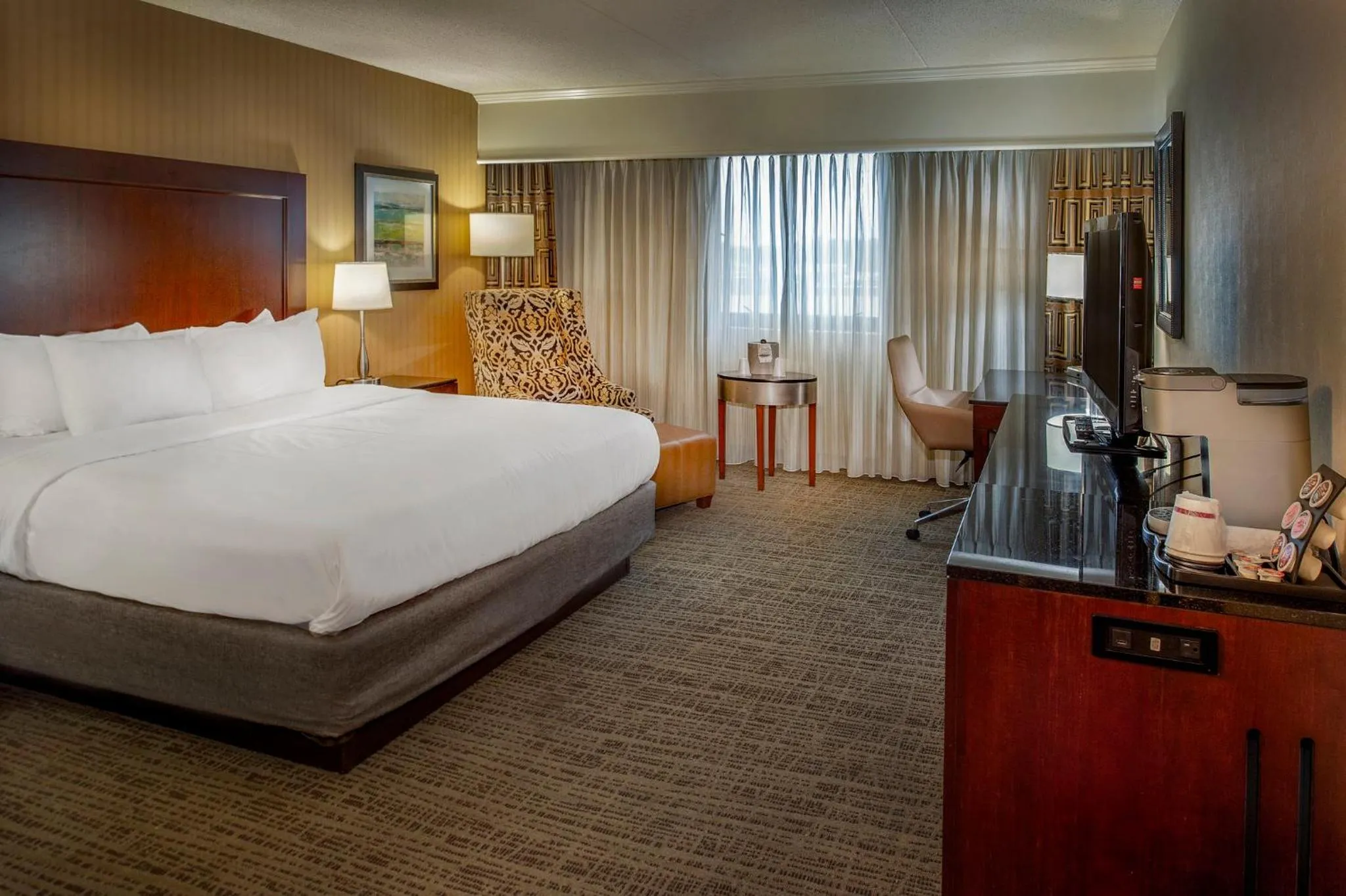 Photo of the whole room, Bed in Crowne Plaza Hotel St. Louis Airport by IHG