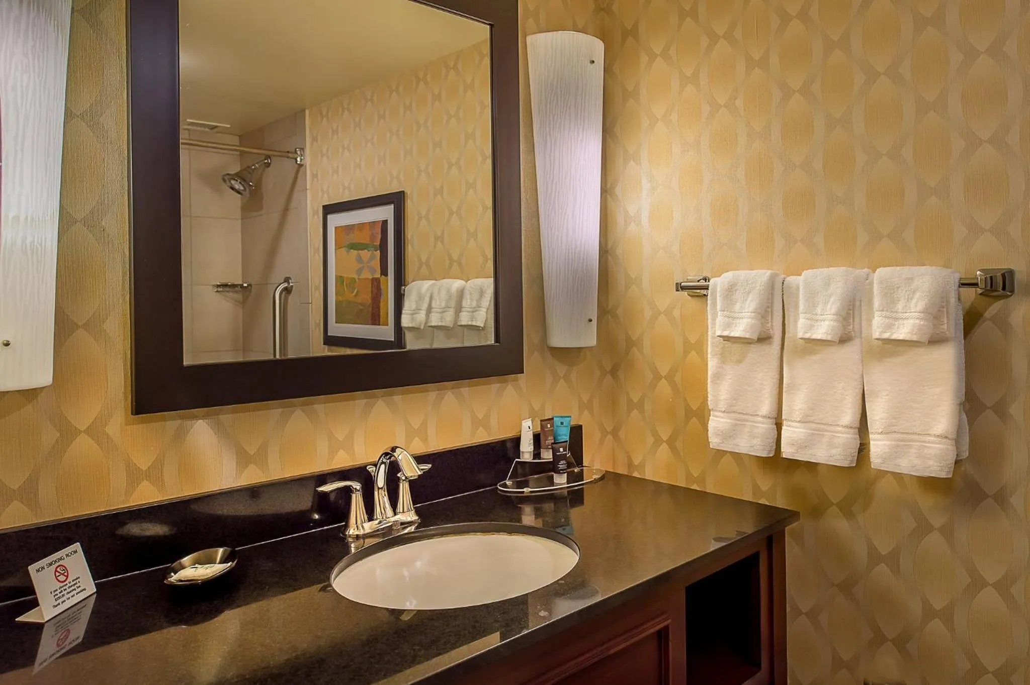 Bathroom in Crowne Plaza Hotel St. Louis Airport by IHG