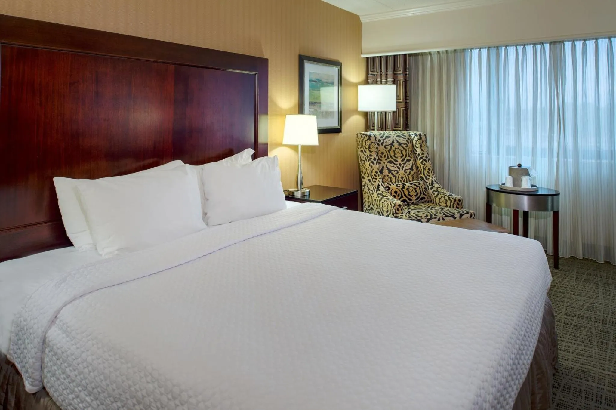 Photo of the whole room, Bed in Crowne Plaza Hotel St. Louis Airport by IHG