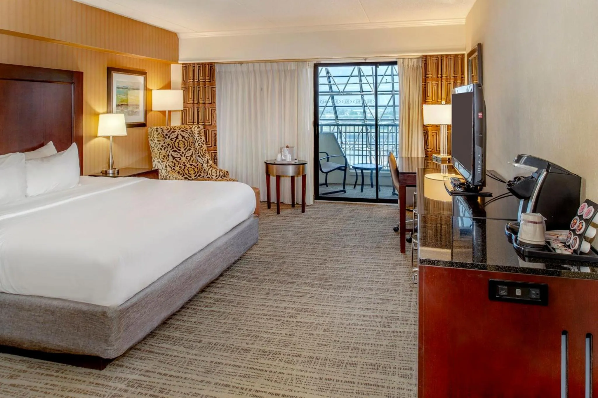 Photo of the whole room, Bed in Crowne Plaza Hotel St. Louis Airport by IHG