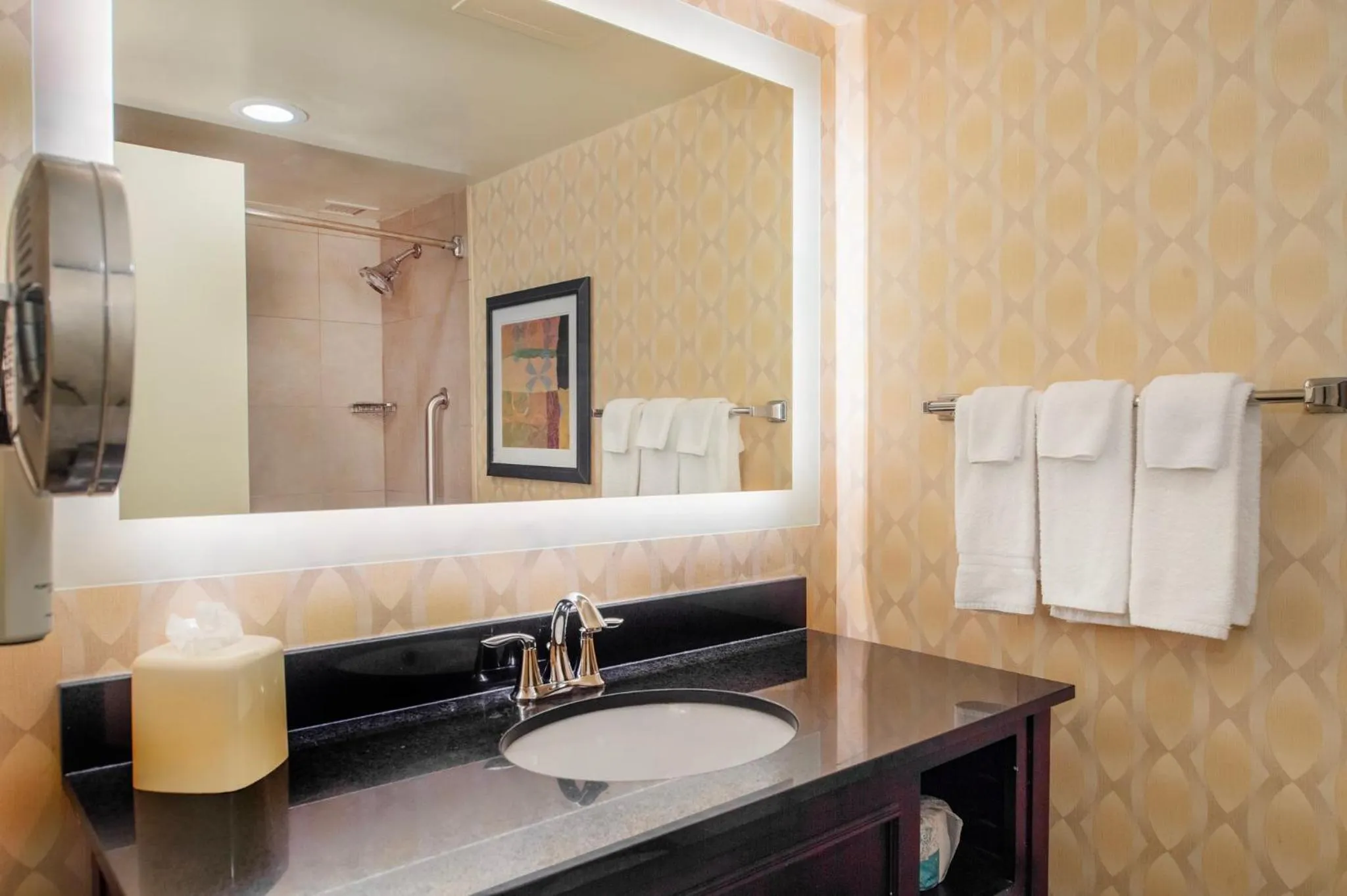 Bathroom in Crowne Plaza Hotel St. Louis Airport by IHG