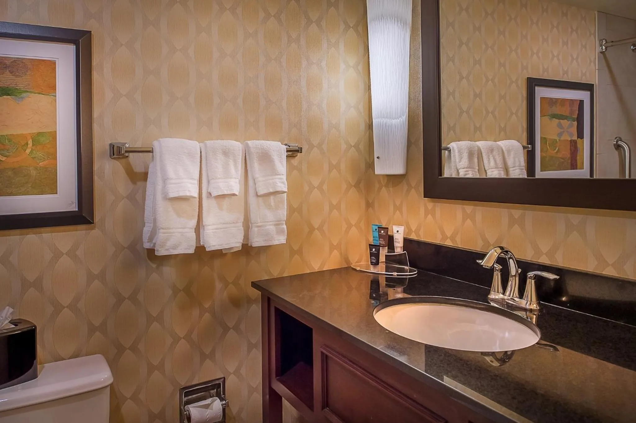 Bathroom in Crowne Plaza Hotel St. Louis Airport by IHG