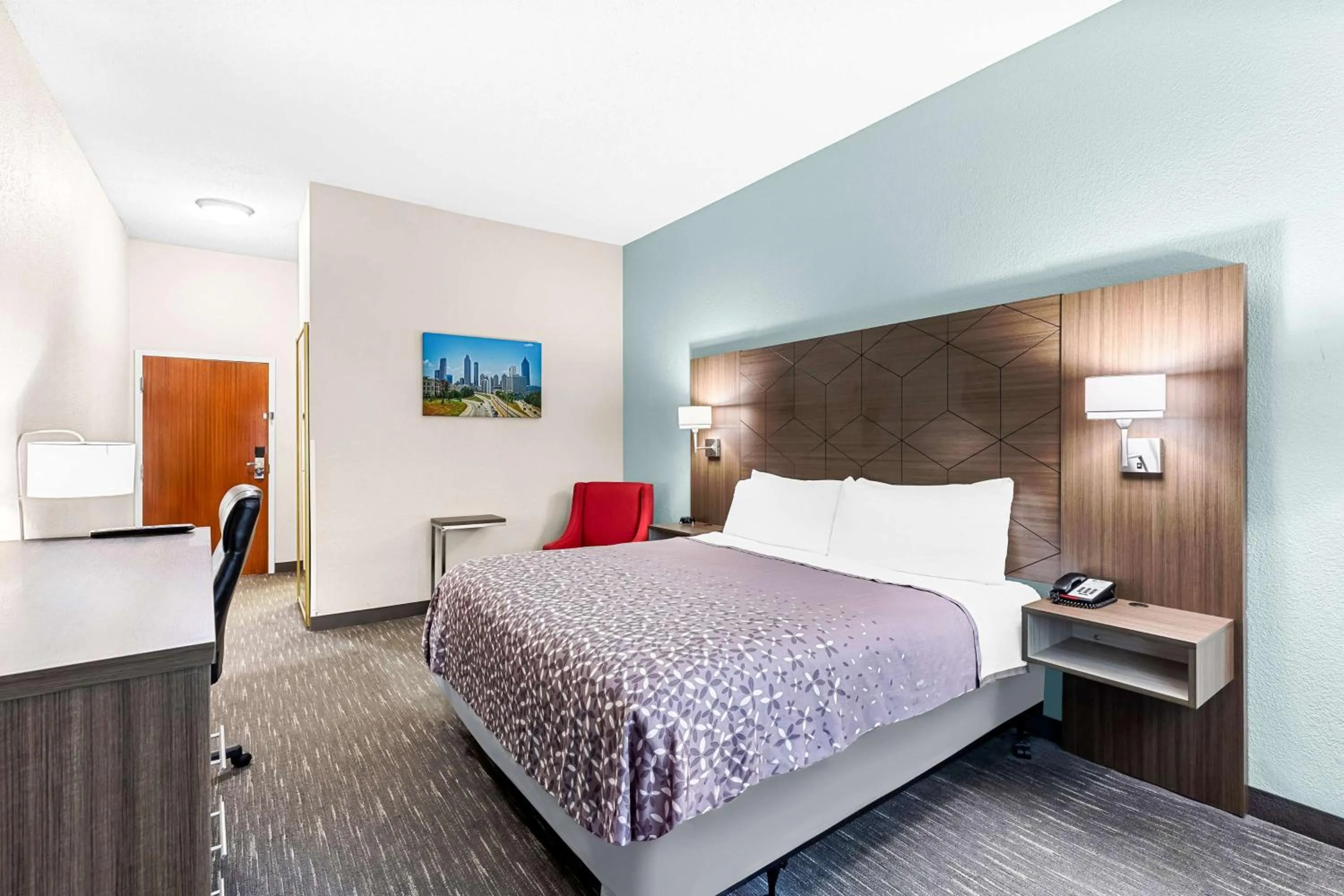 Bedroom, Bed in Best Western Gwinnett Center