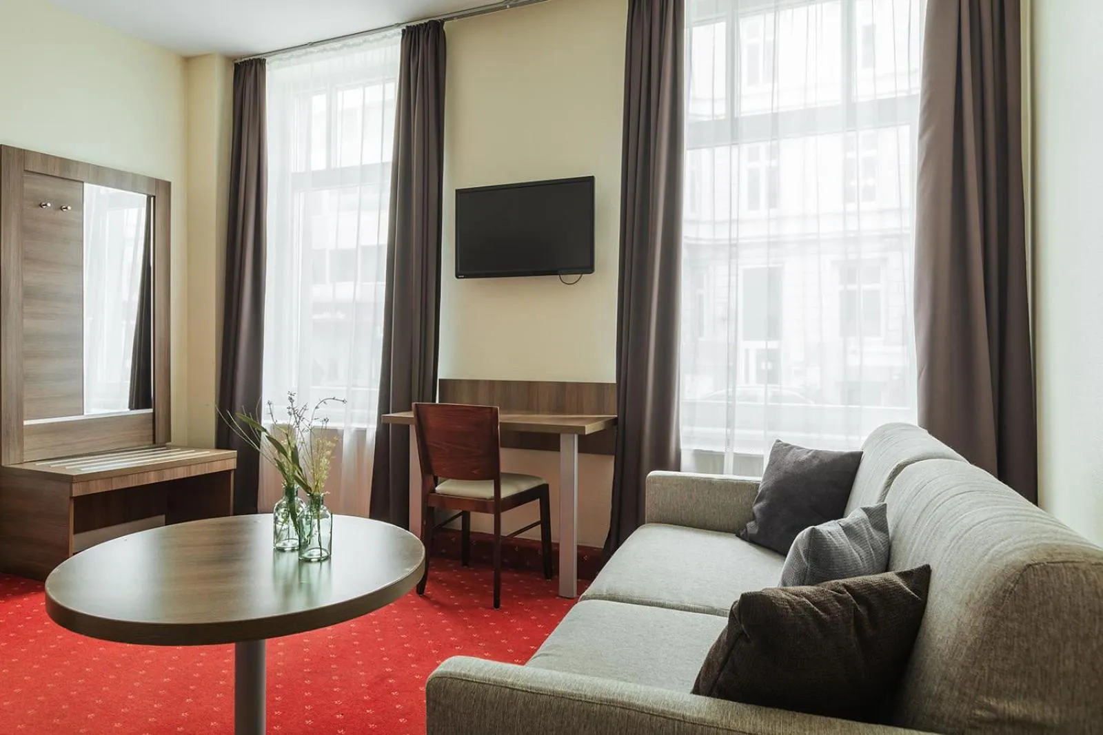 Seating area in acora City Apart Living the City