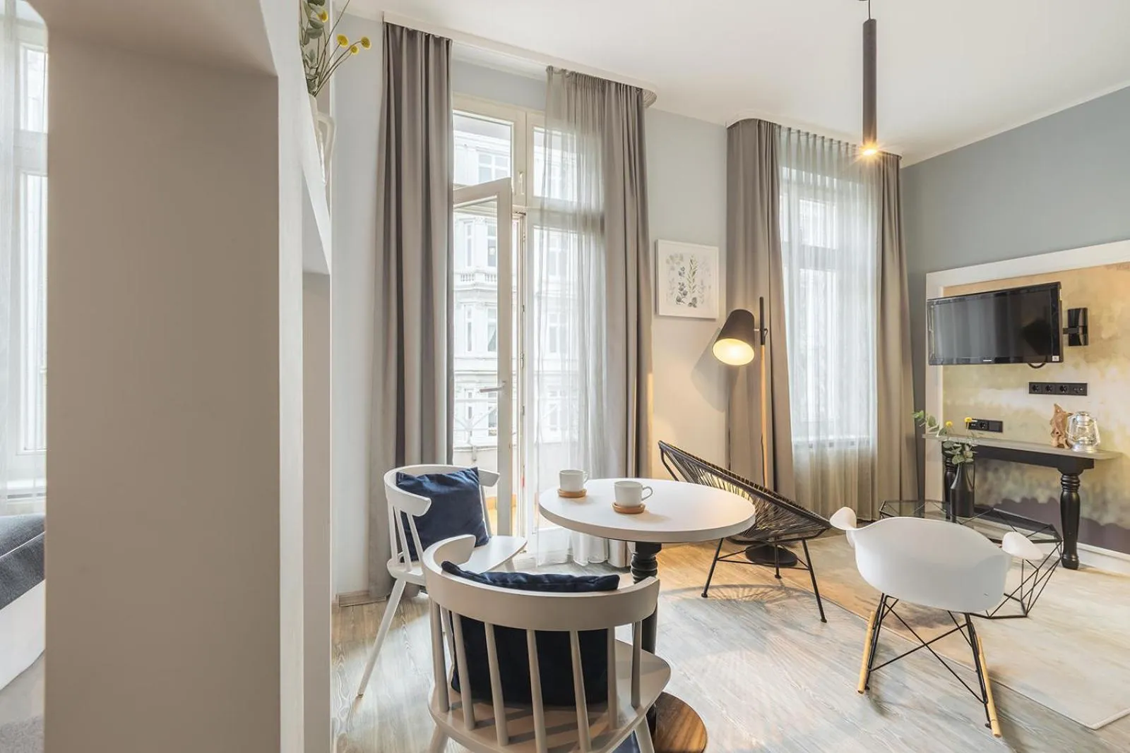 Seating area in acora City Apart Living the City