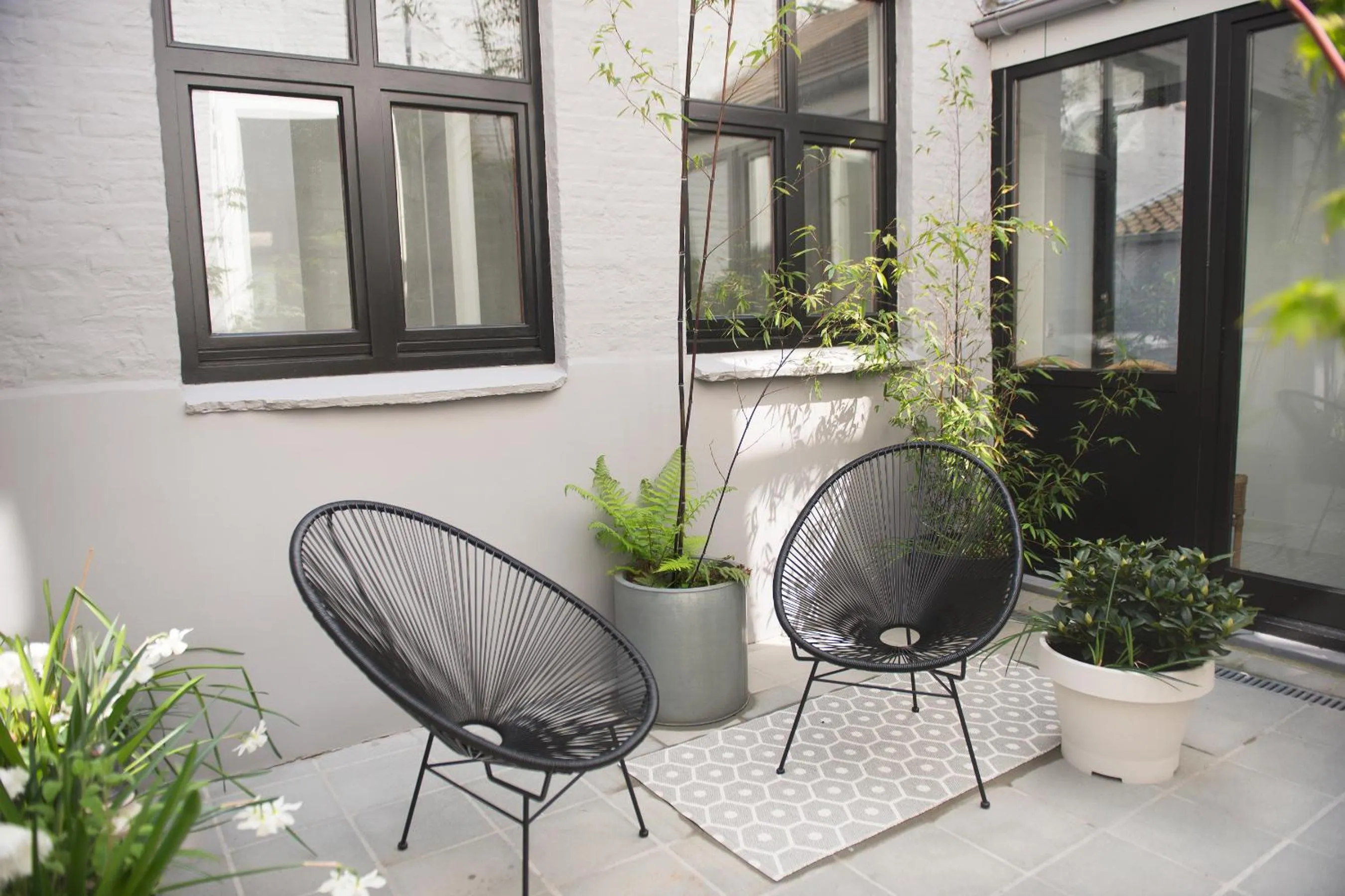 Balcony/Terrace in 4B B&B Brugge