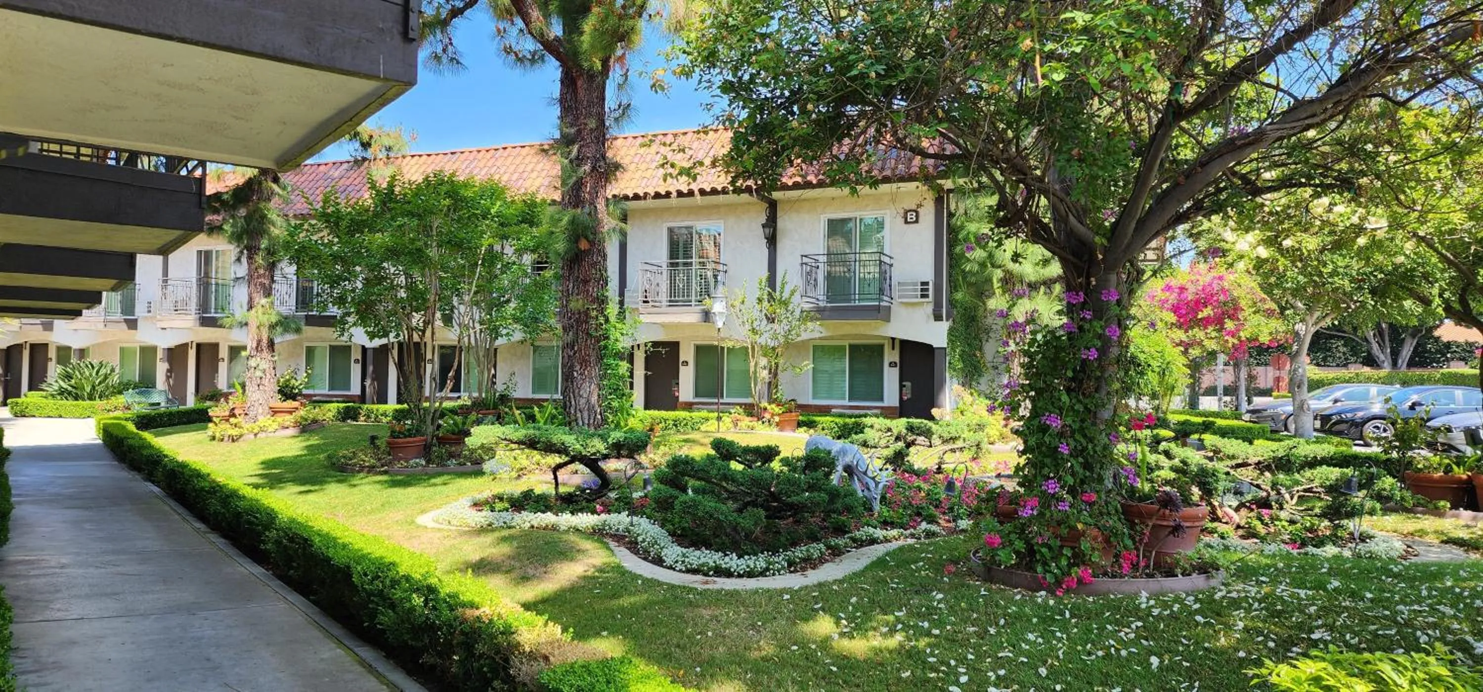 Garden view in Laguna Hills Lodge-Irvine Spectrum