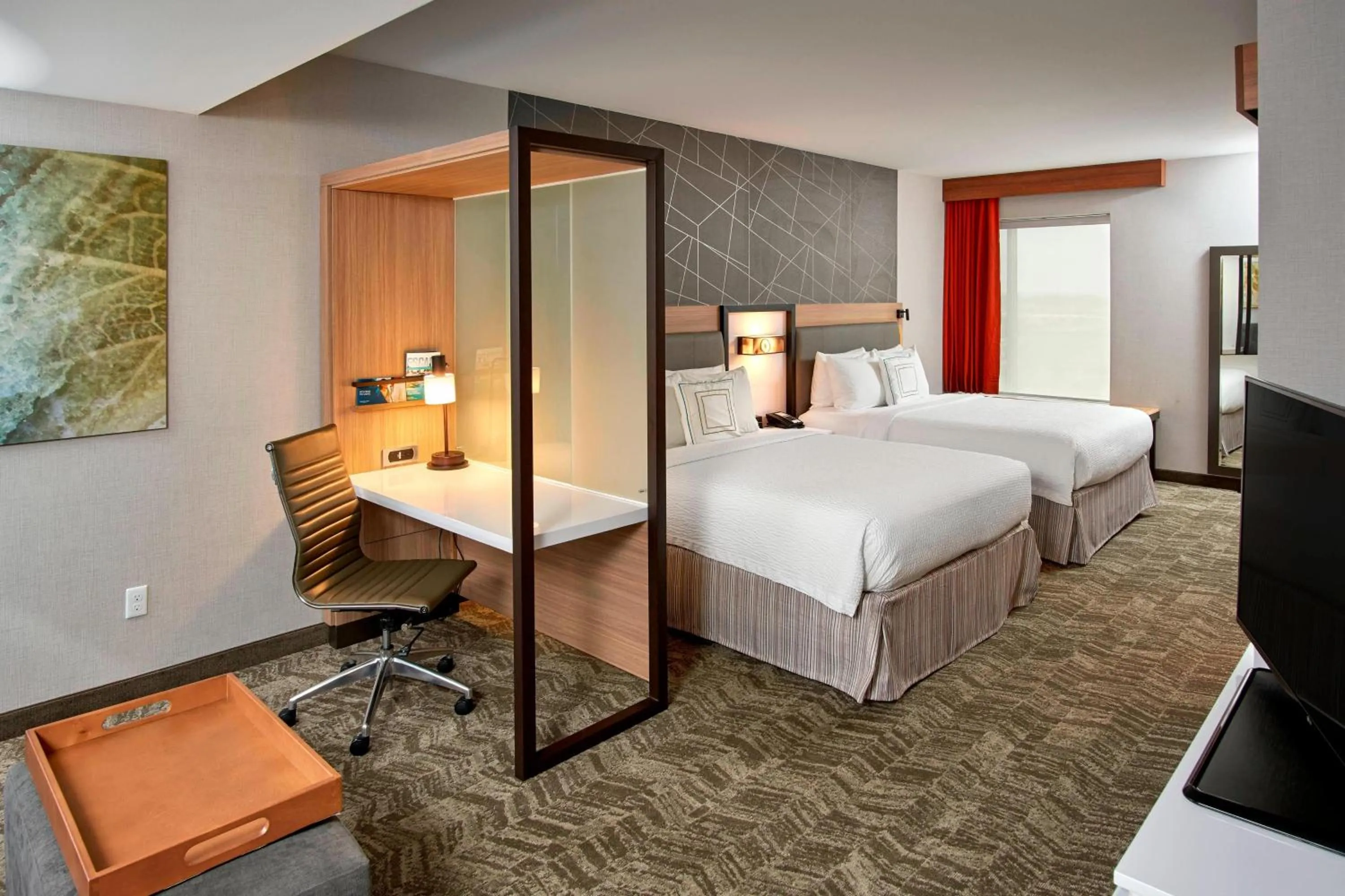 Bedroom, Bed in SpringHill Suites by Marriott Dayton Beavercreek