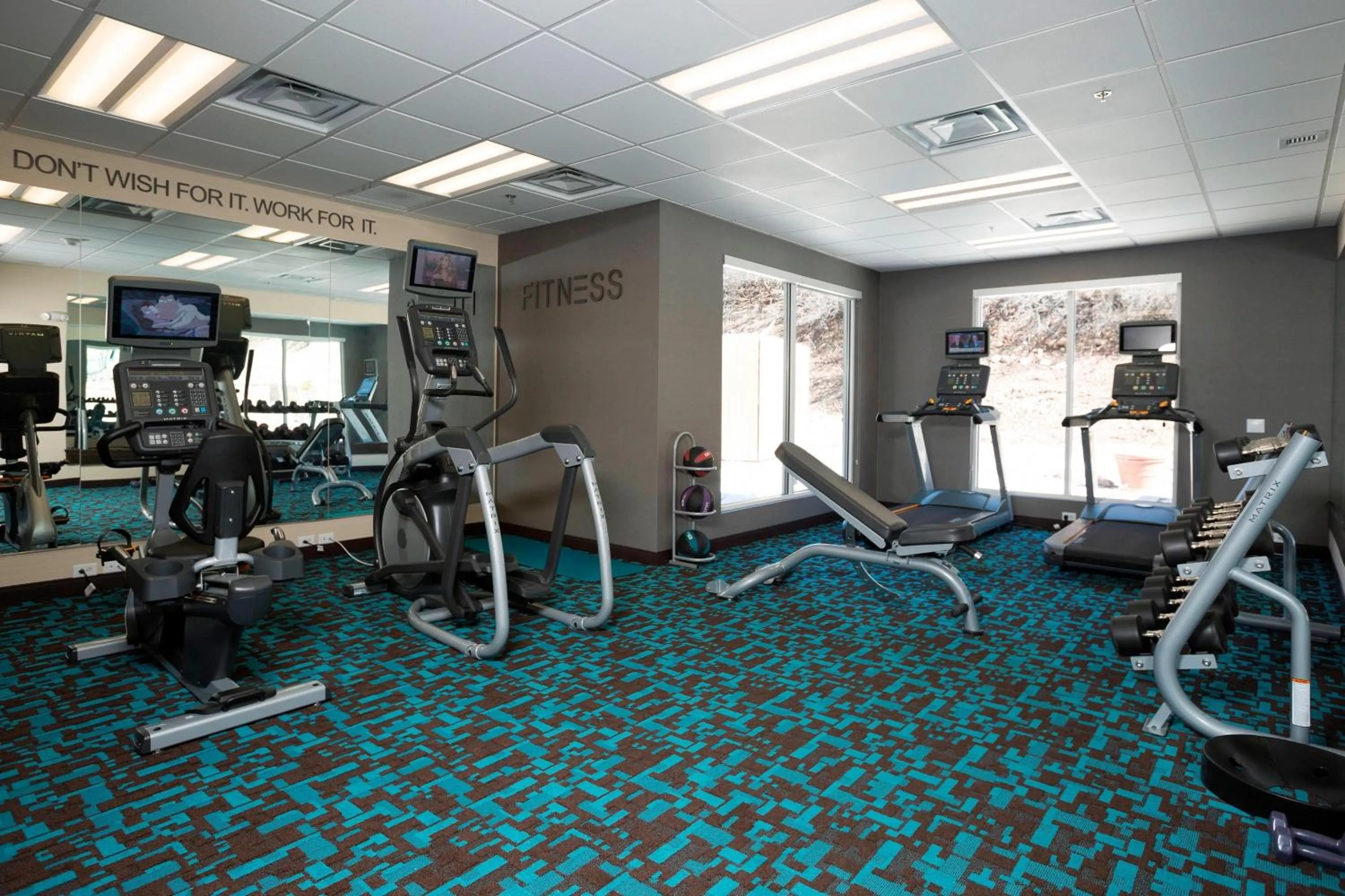 Fitness centre/facilities in Fairfield Inn & Suites by Marriott Durango