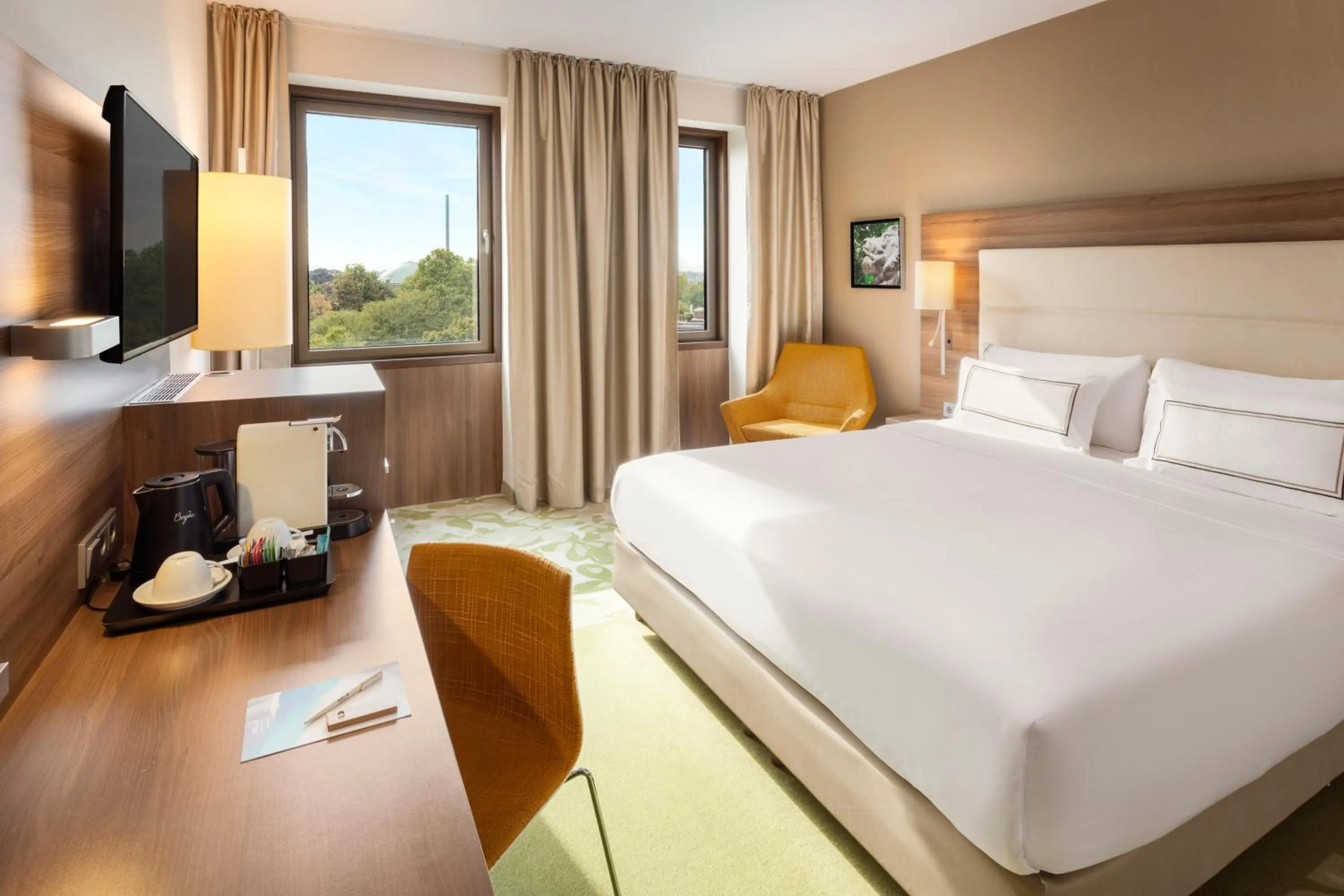 Bed in Meliá Düsseldorf