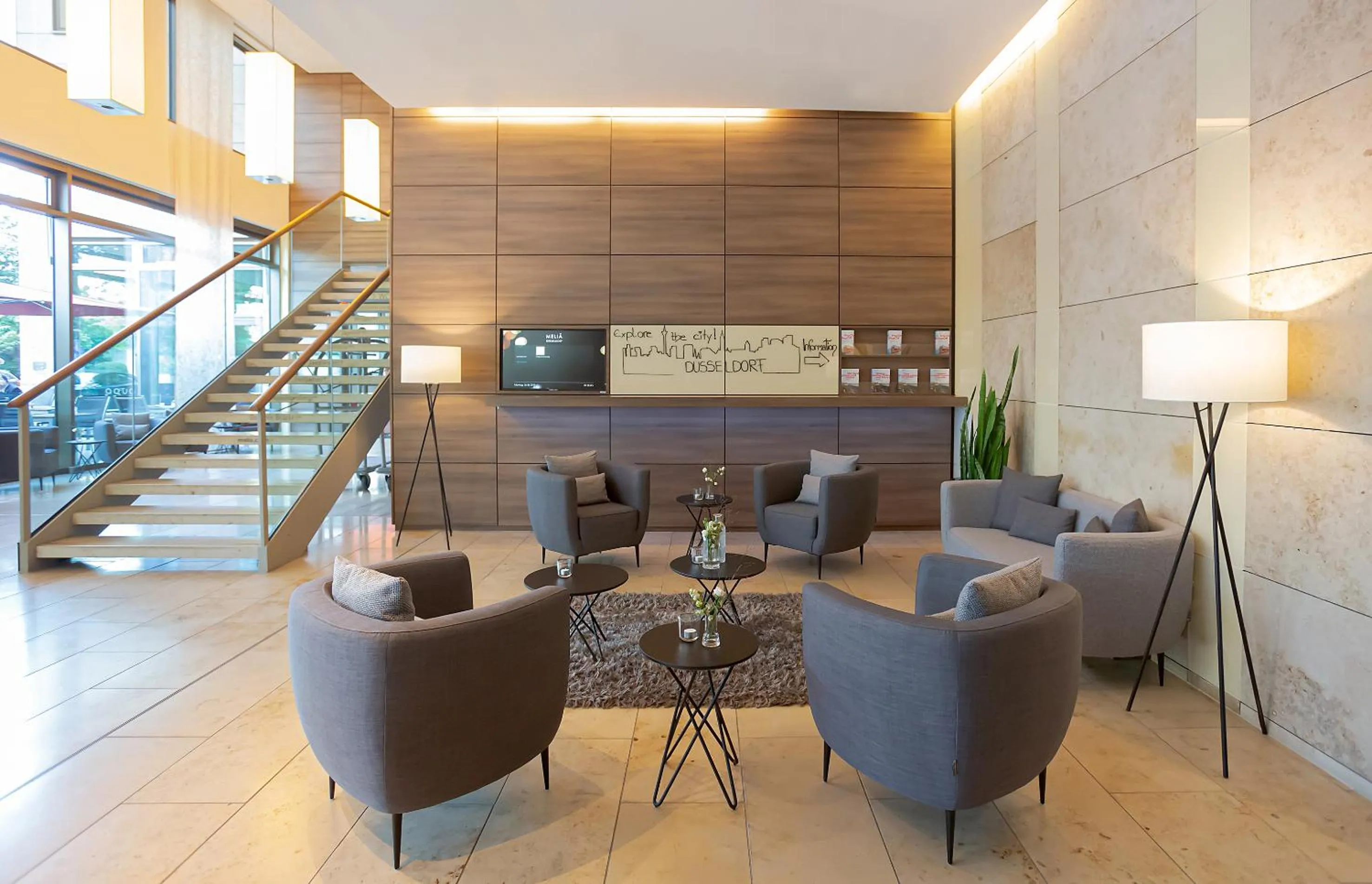 Living room in Meliá Düsseldorf