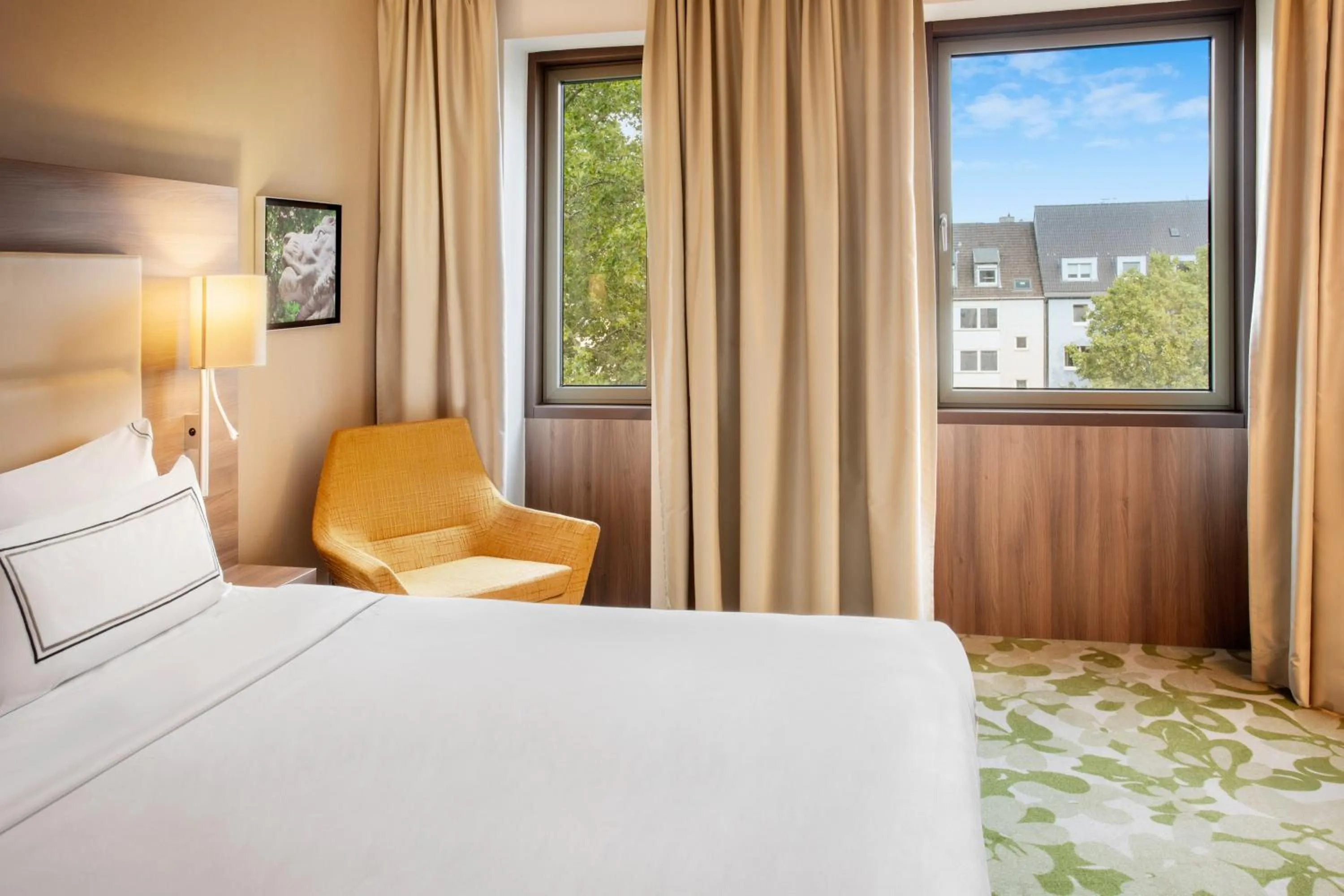 Bed in Meliá Düsseldorf