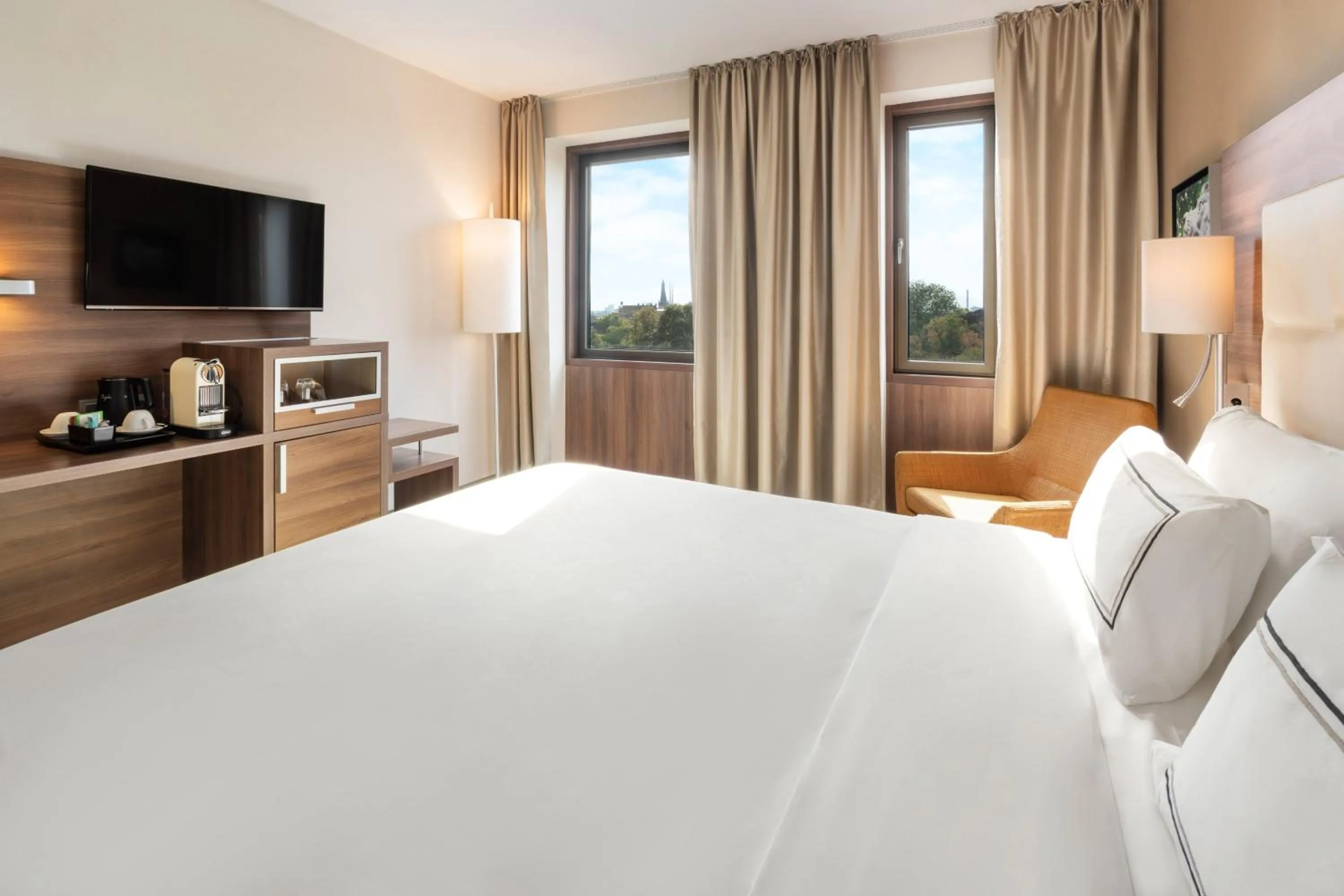 Bed in Meliá Düsseldorf