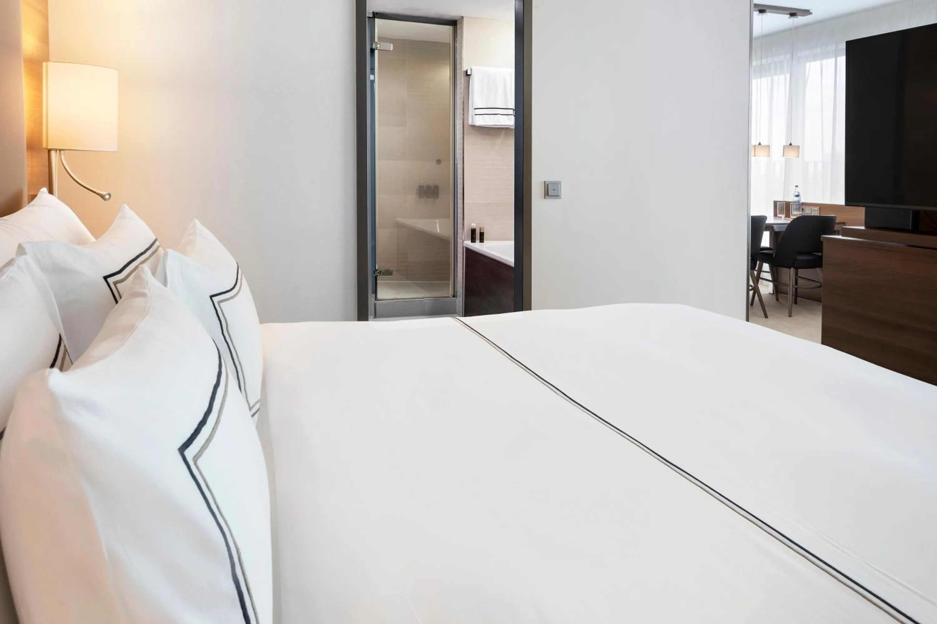 Bed in Meliá Düsseldorf