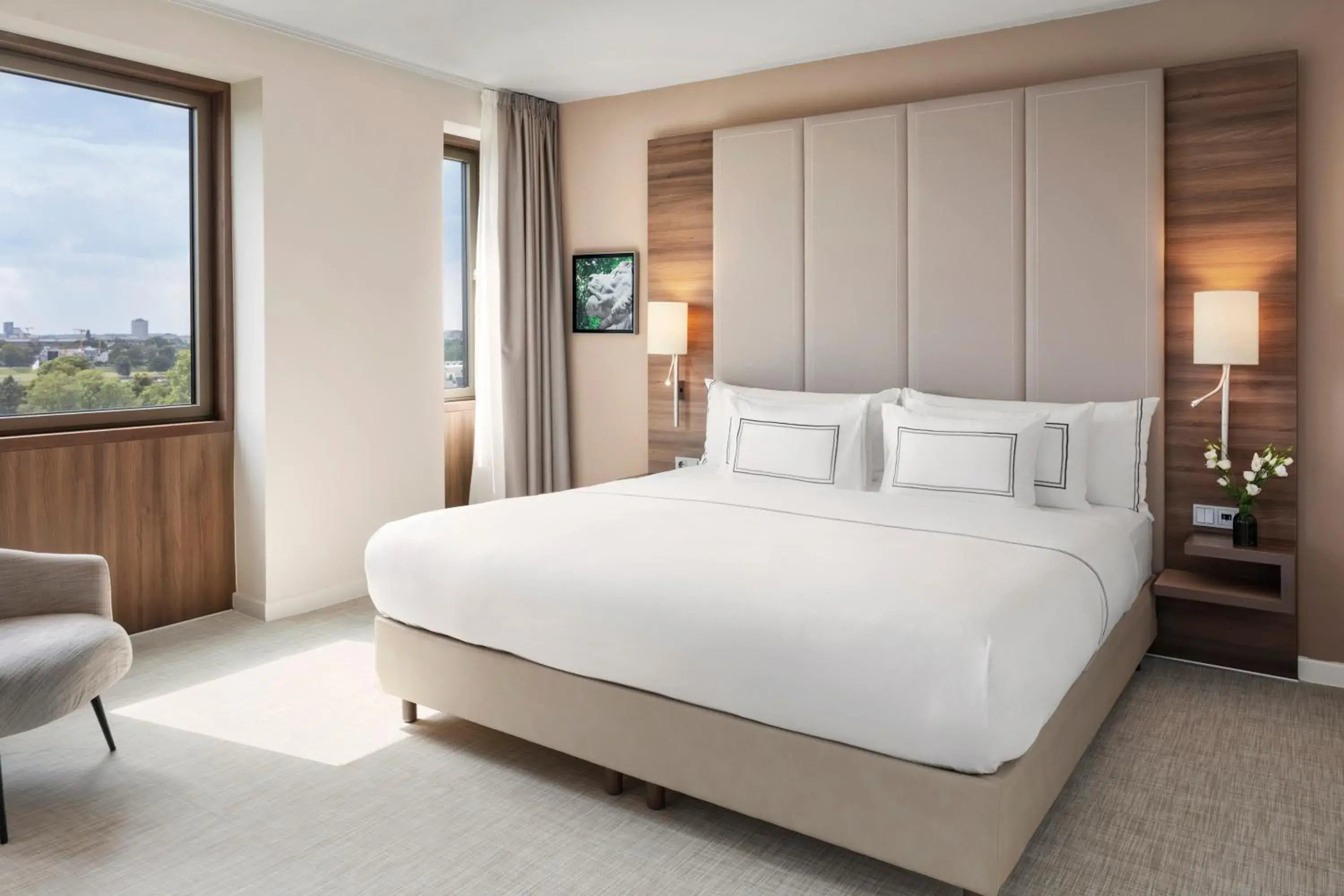 The Level Room with Executive Lounge Access in Meliá Düsseldorf The Level Room with Executive Lounge Access in Meliá Düsseldorf