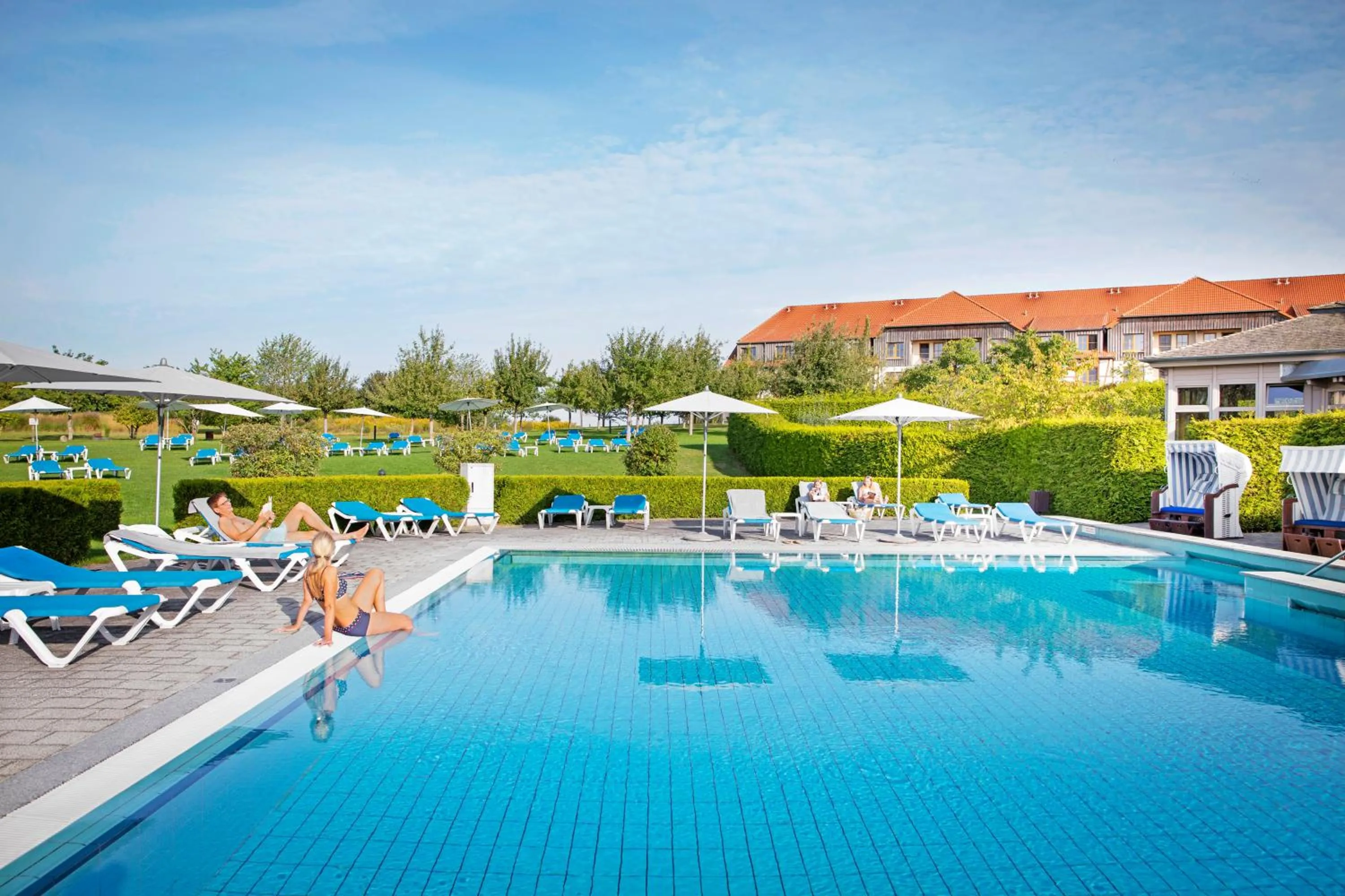 Swimming pool in ROBINSON Fleesensee