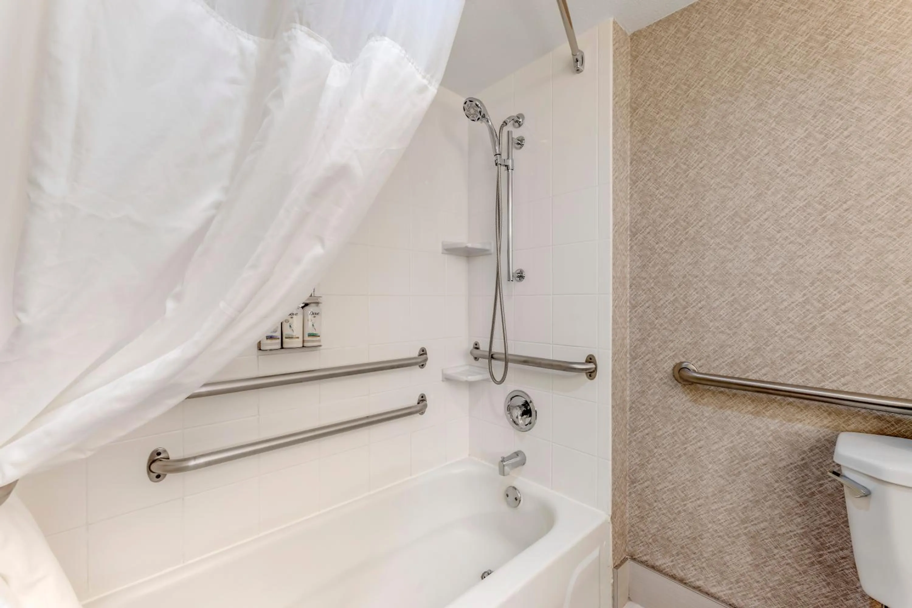 Bathroom in Holiday Inn Express Chicago-Downers Grove by IHG