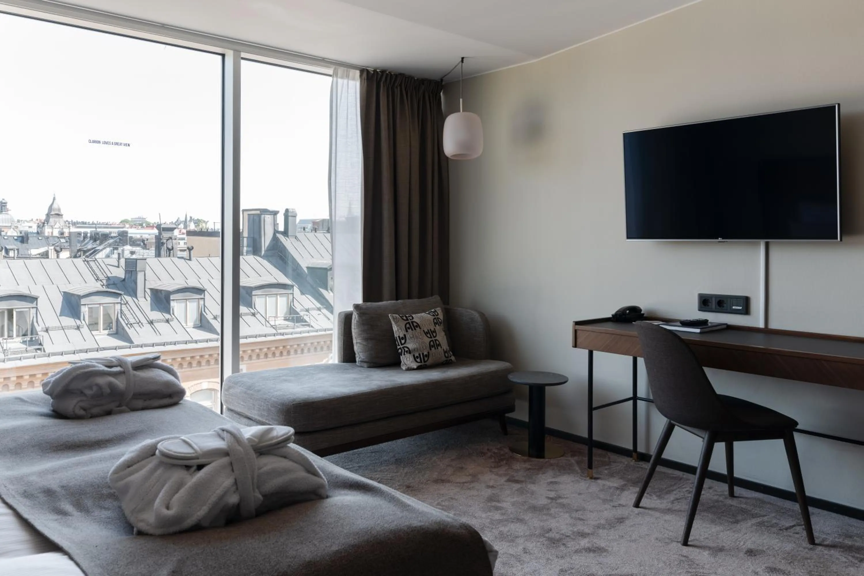 Bed in Clarion Hotel Amaranten