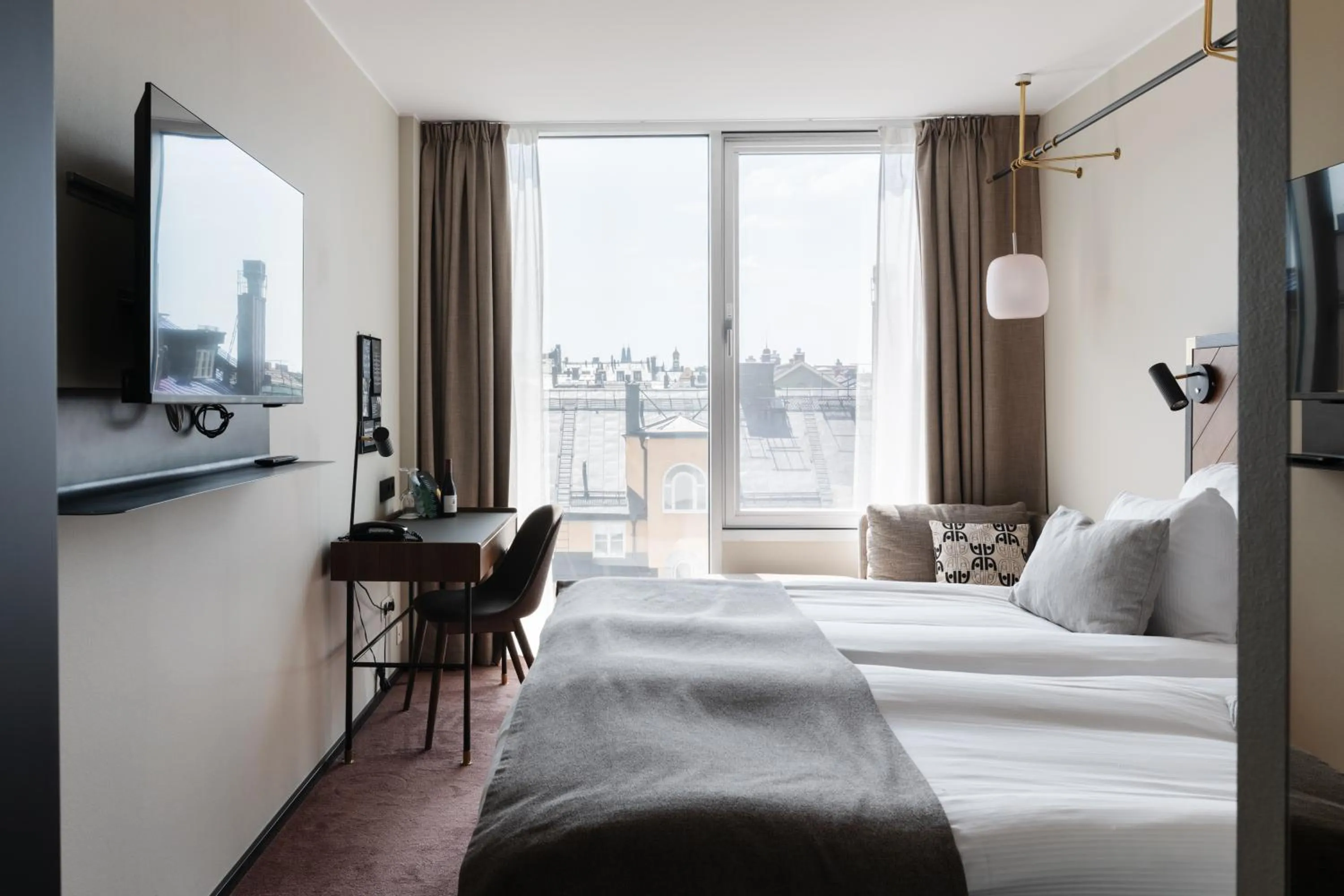 Bed in Clarion Hotel Amaranten