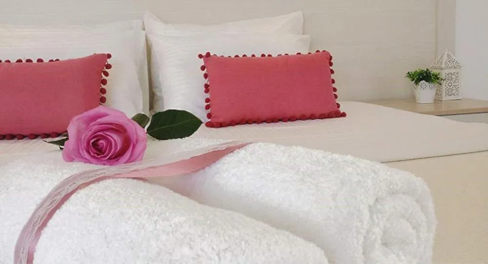 Decorative detail, Bed in Crown Apartments