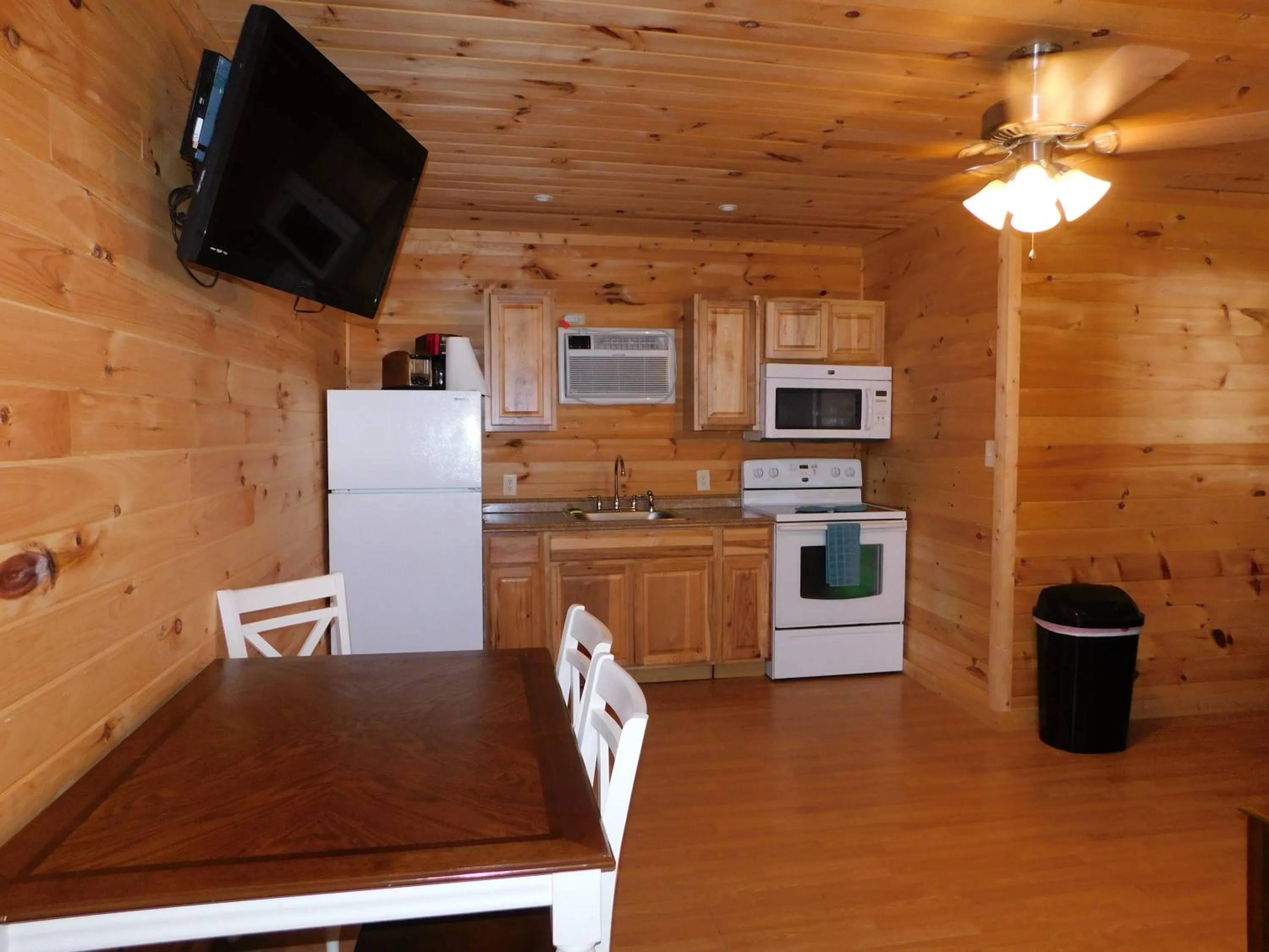 Kitchen or kitchenette in Olympian Resort Motel