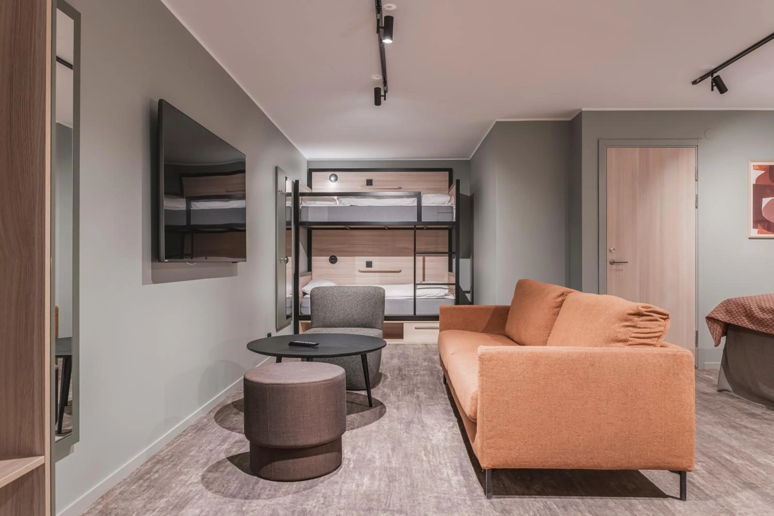 Seating area, Bed in Quality Hotel Luleå