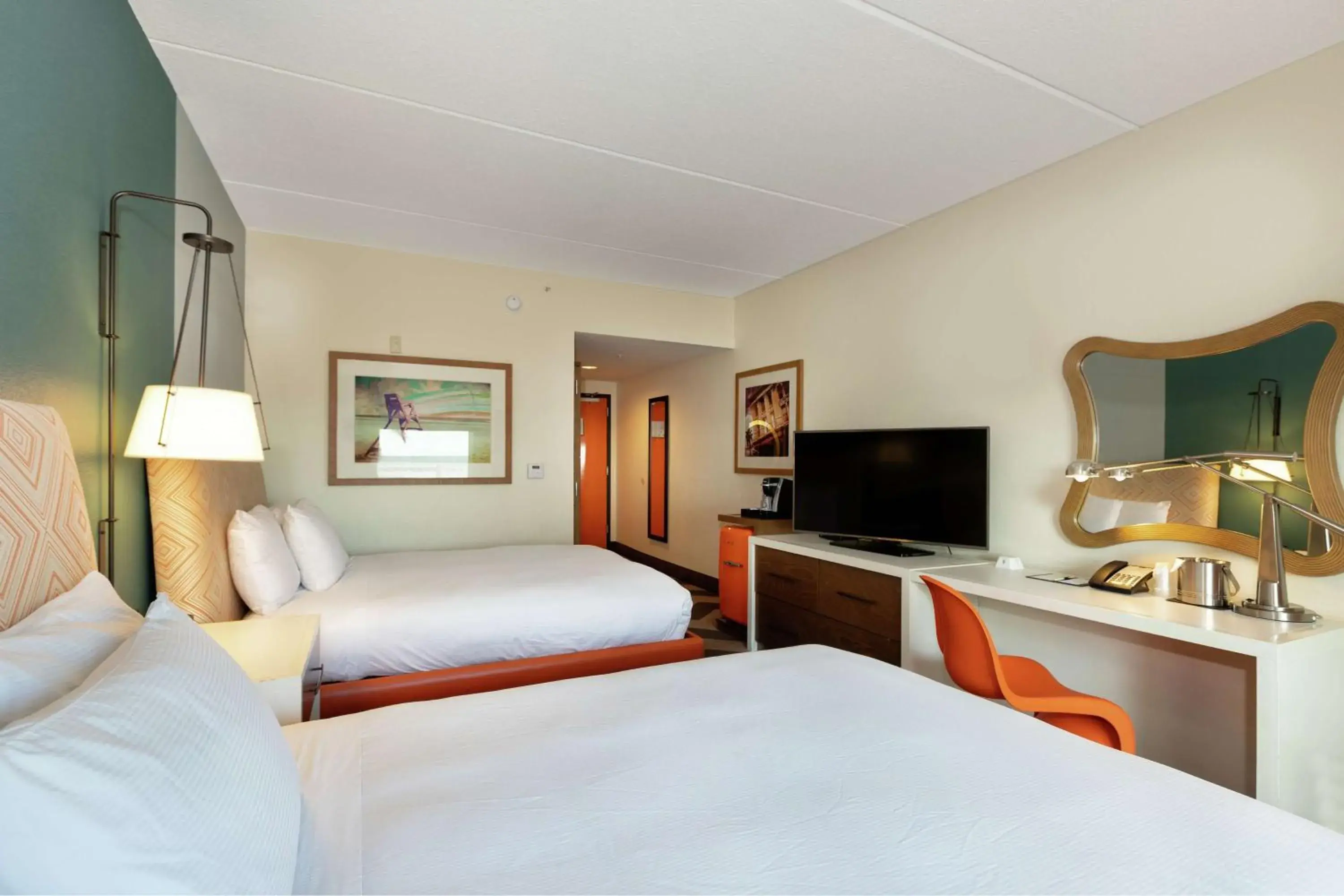 Queen Room with Two Queen Beds and Private Balcony - Beach View in DoubleTree by Hilton Galveston Beach Queen Room with Two Queen Beds and Private Balcony - Beach View in DoubleTree by Hilton Galveston Beach