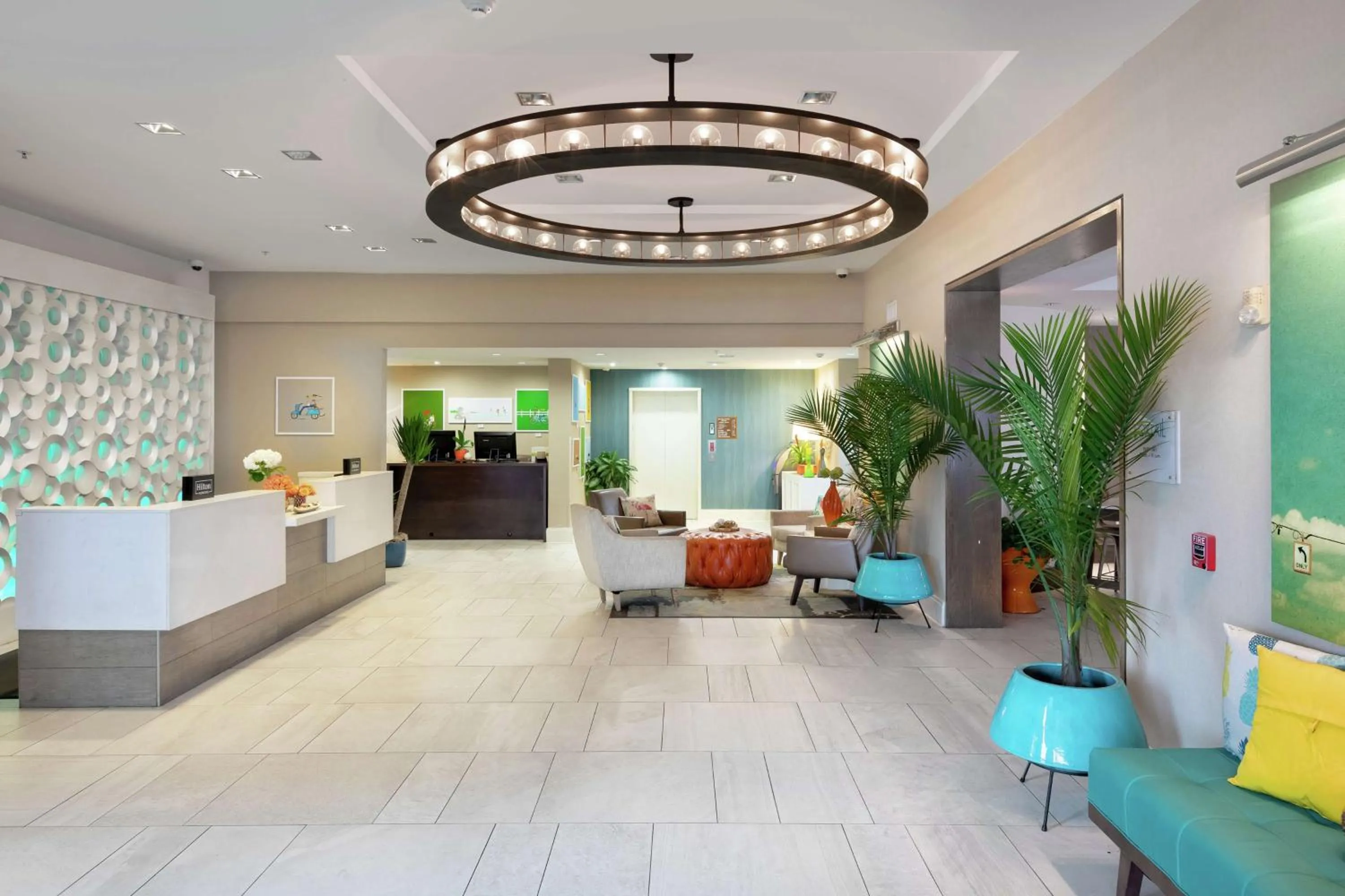 Lobby or reception in DoubleTree by Hilton Galveston Beach