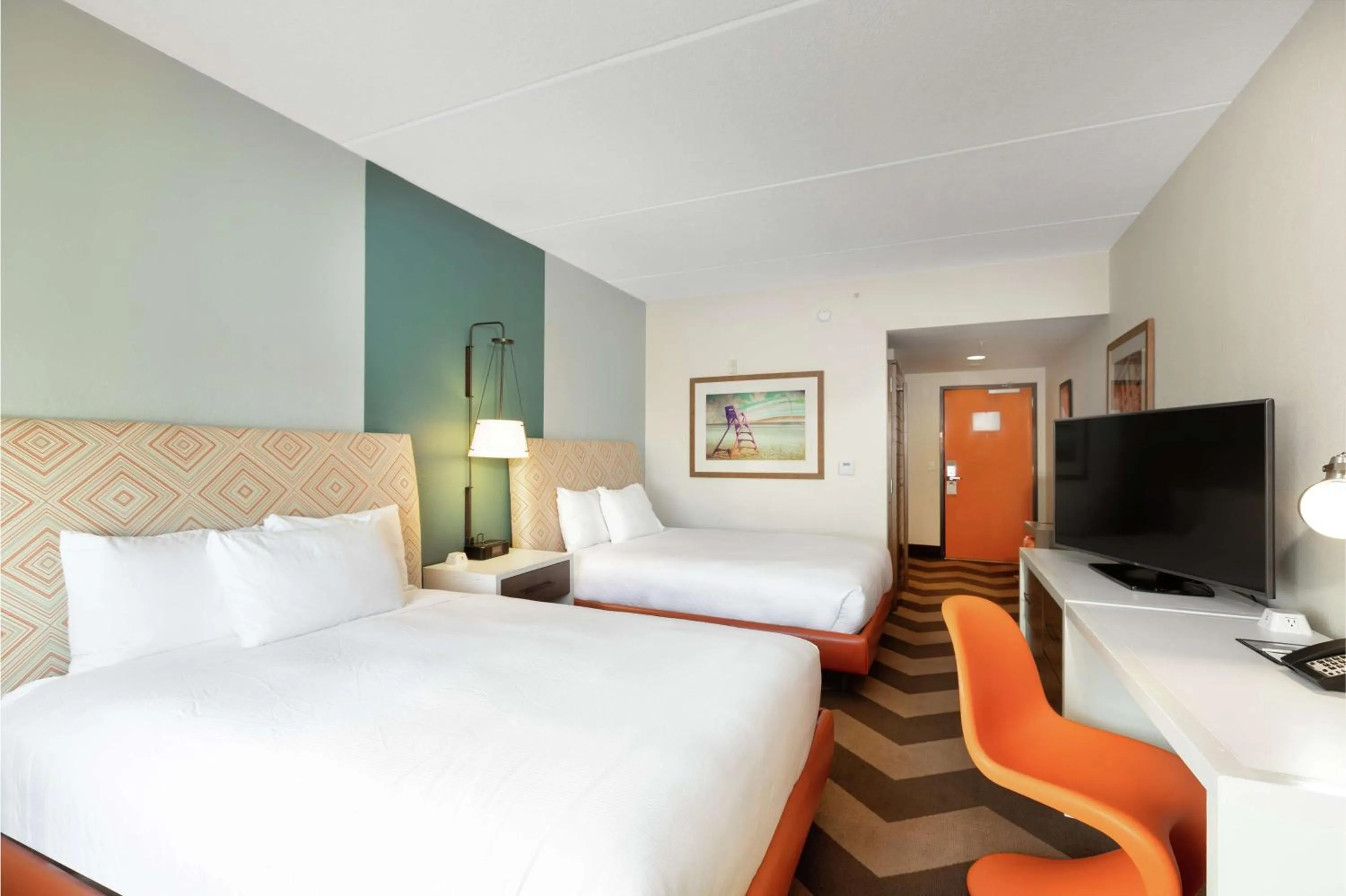 Bedroom, Bed in DoubleTree by Hilton Galveston Beach