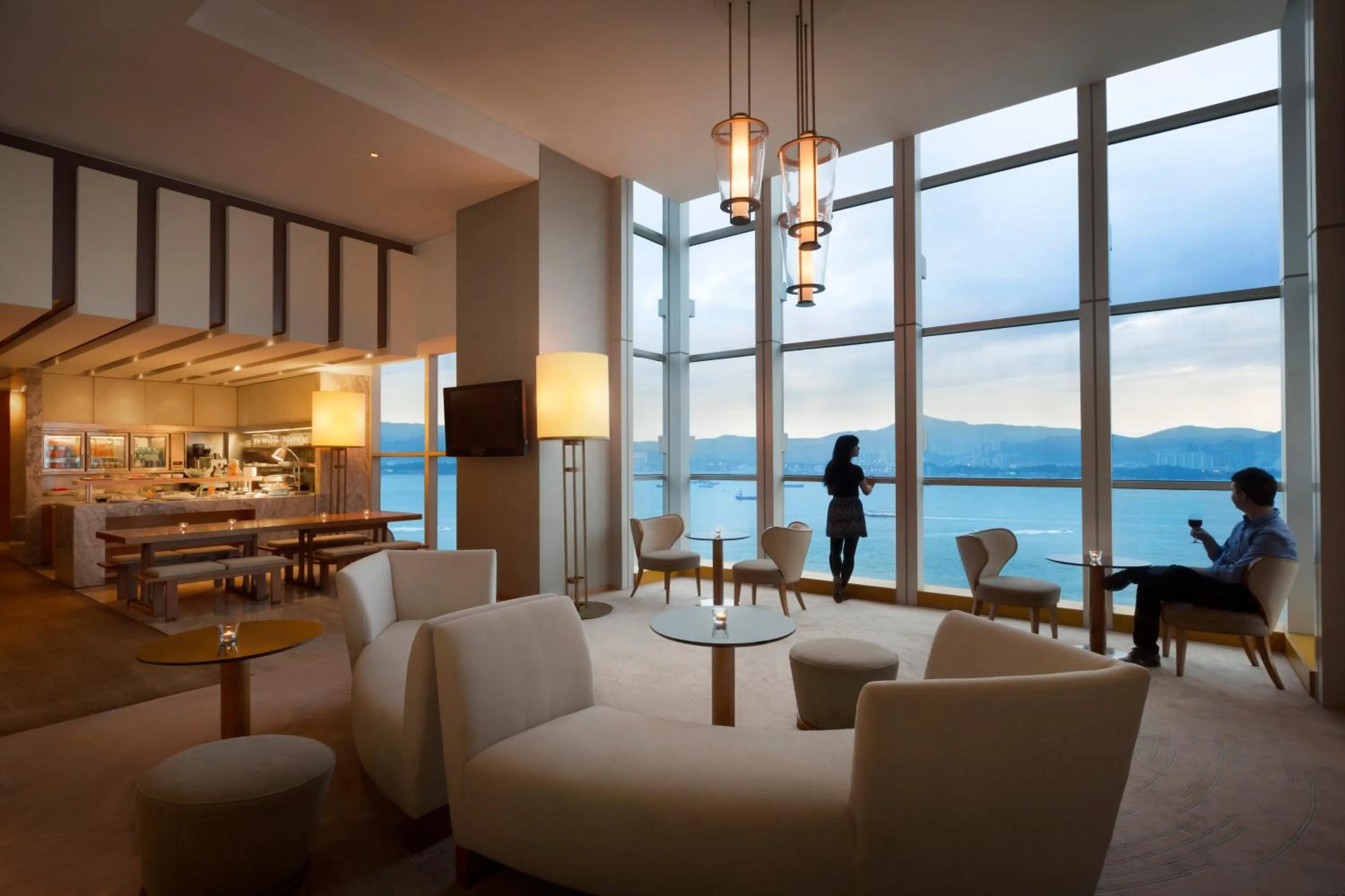 Lounge or bar in Jen Hong Kong by Shangri-La