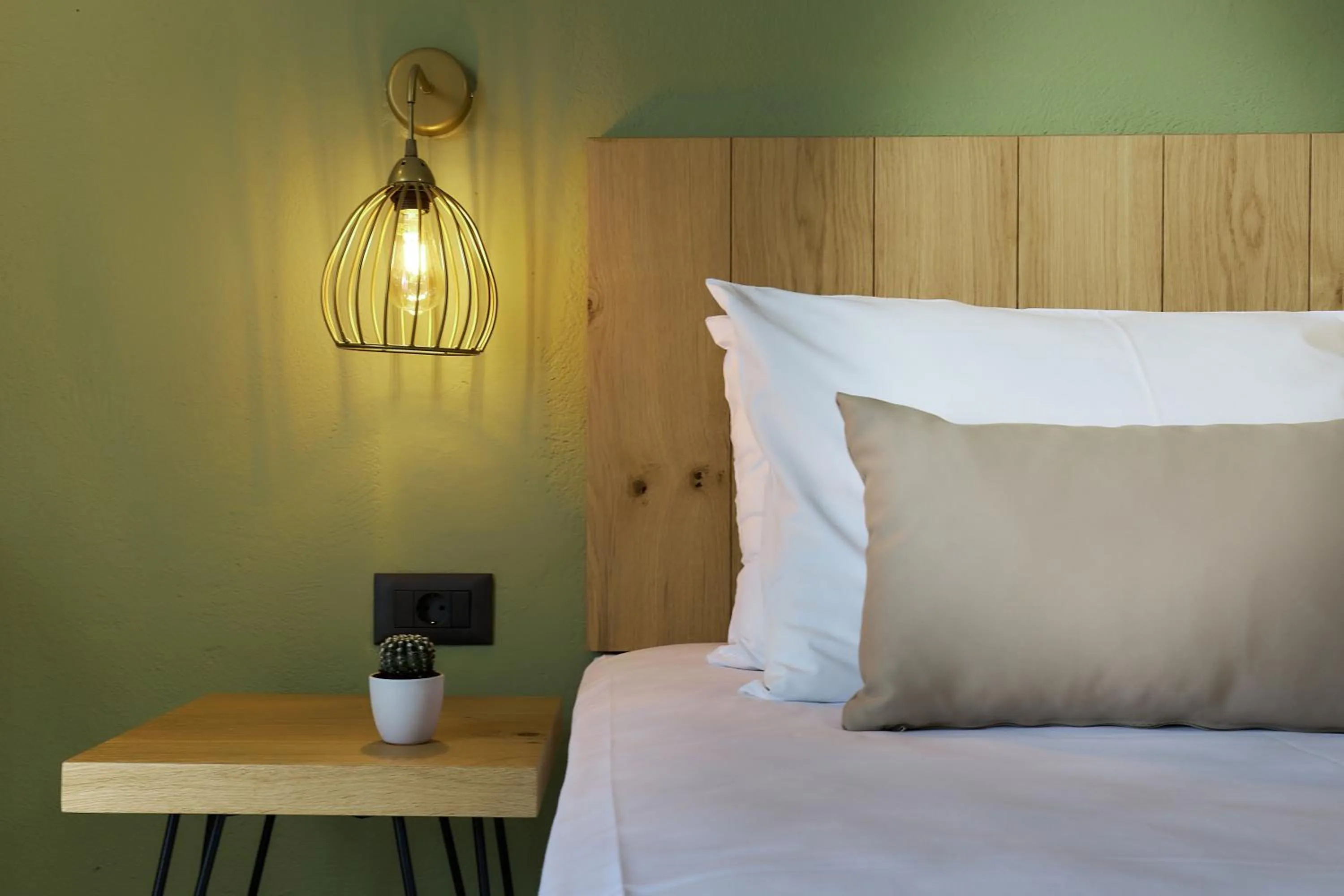 Bedroom, Bed in Charm Hotel, Hersonissos