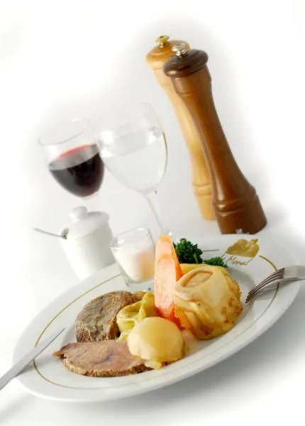 Food close-up in Hotel Le Monal