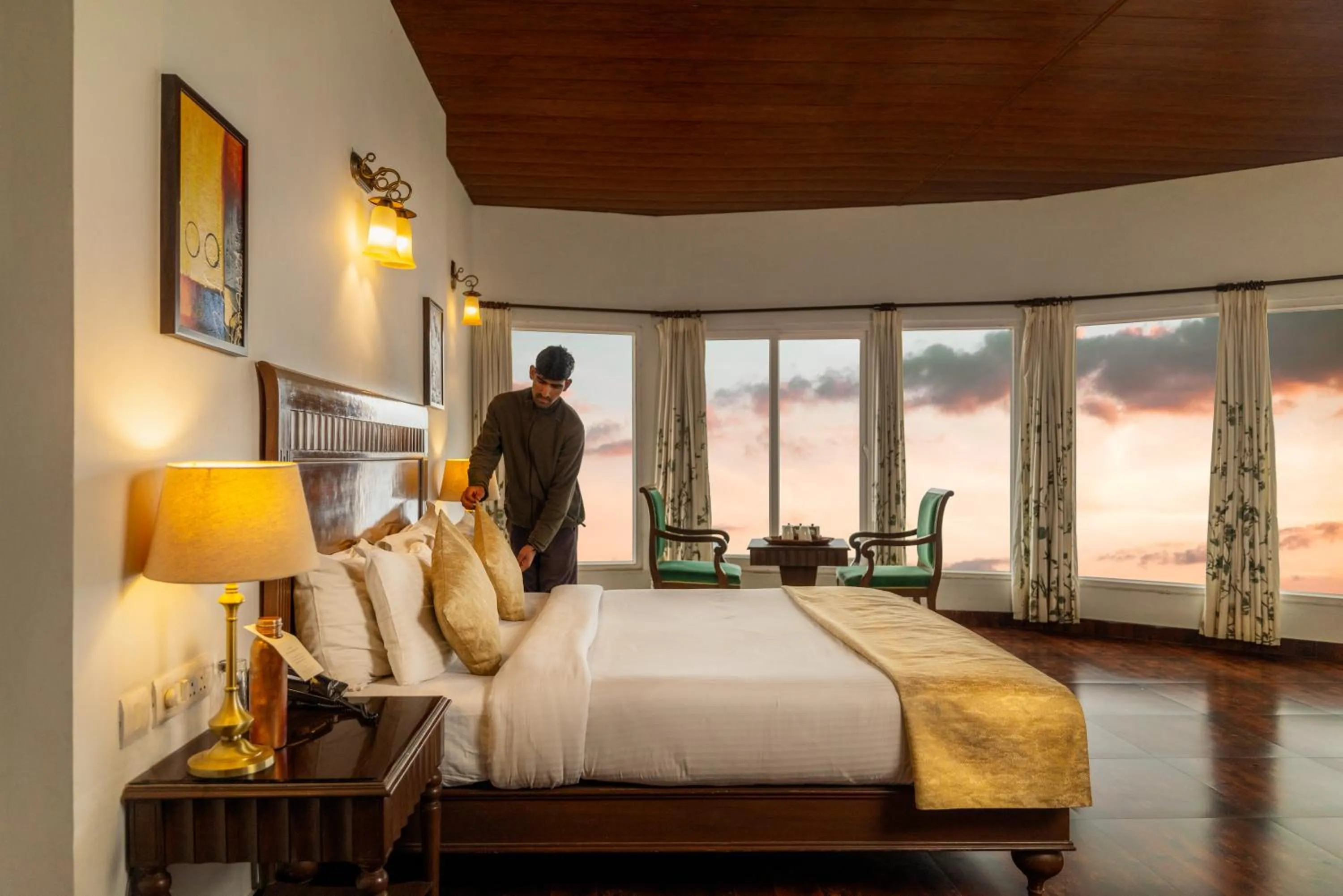 Bedroom, Bed in Tree of Life Highlands Mussoorie