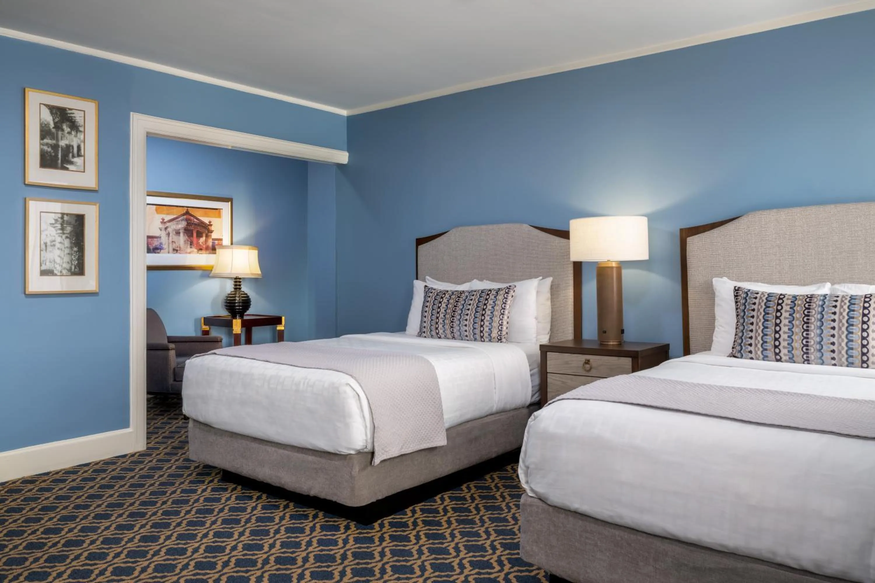 Bed in Francis Marion Hotel