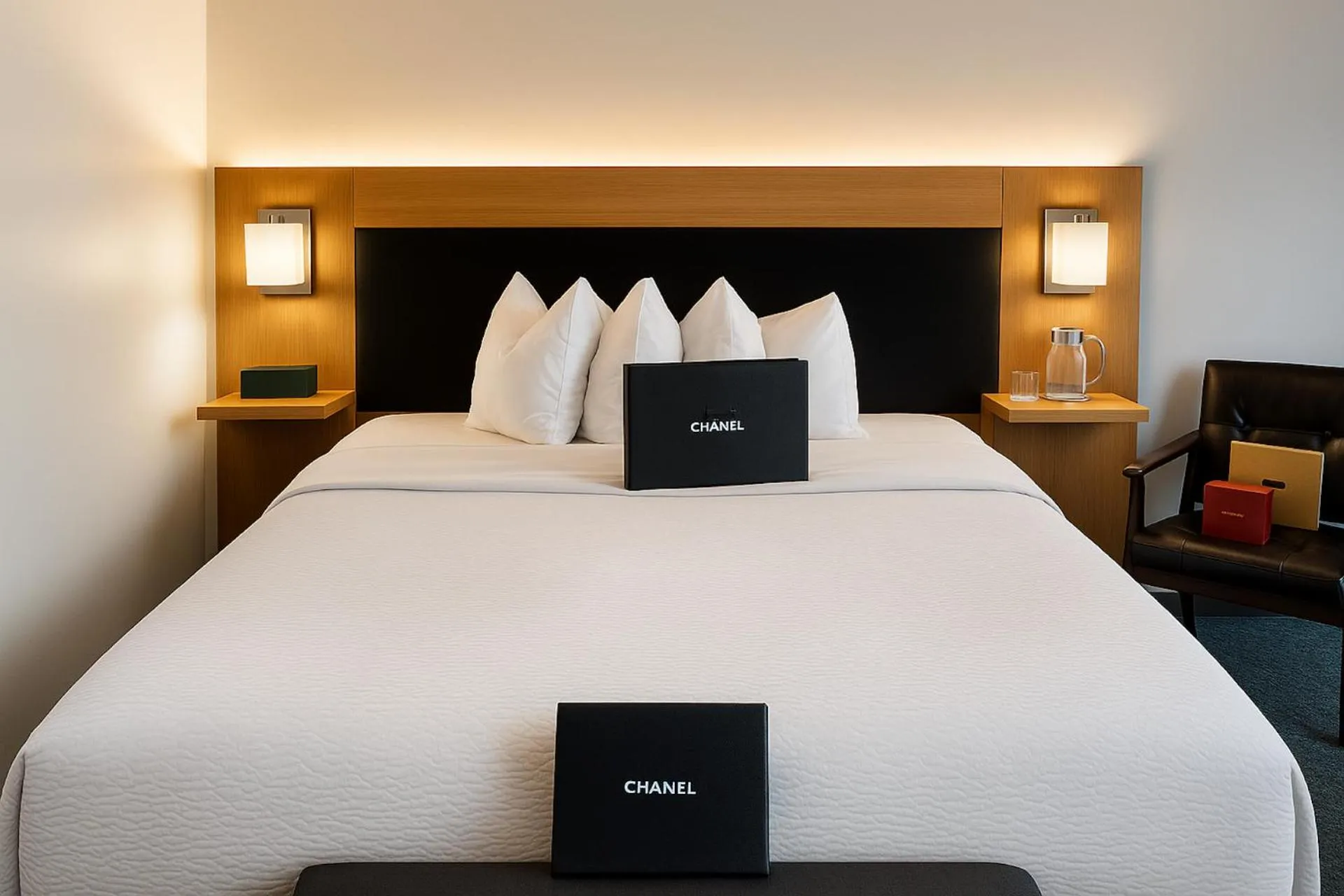 Bed in The Live Hotel