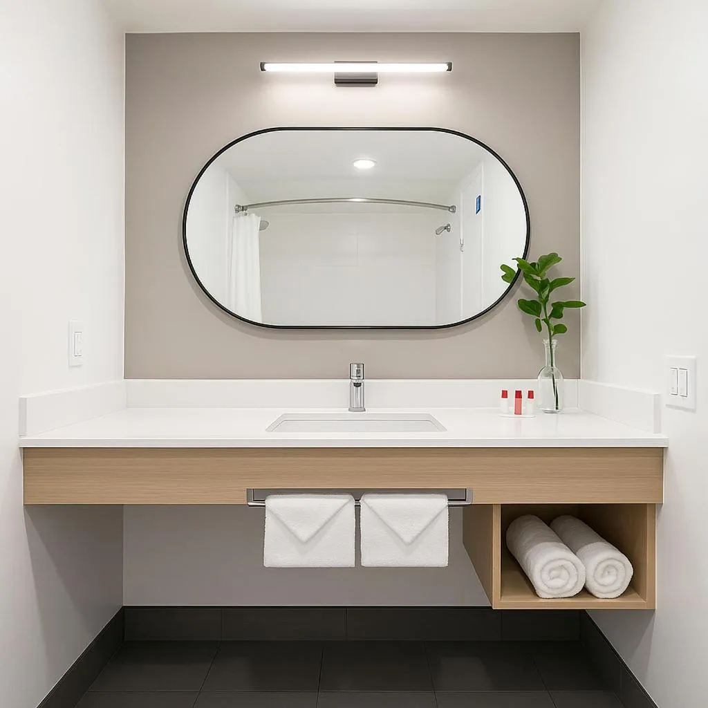 Bathroom in The Live Hotel