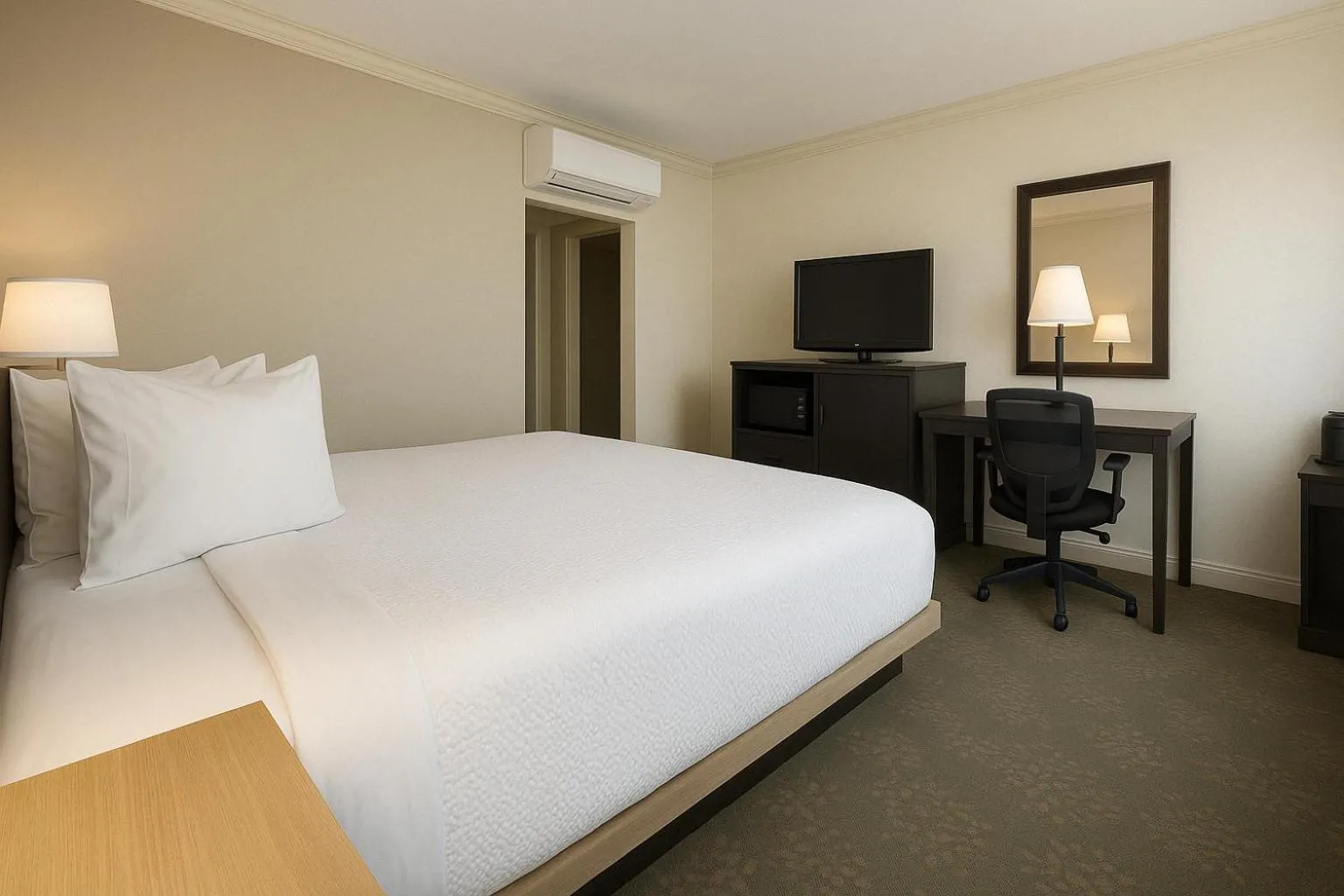 Bed in The Live Hotel