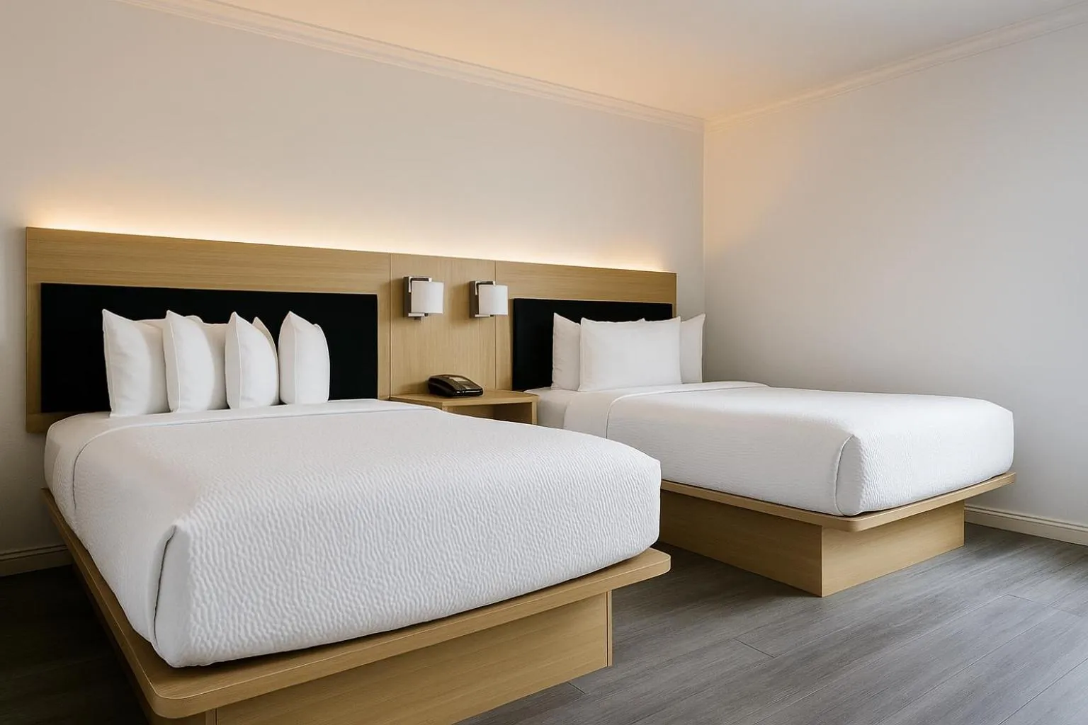 Bed in The Live Hotel