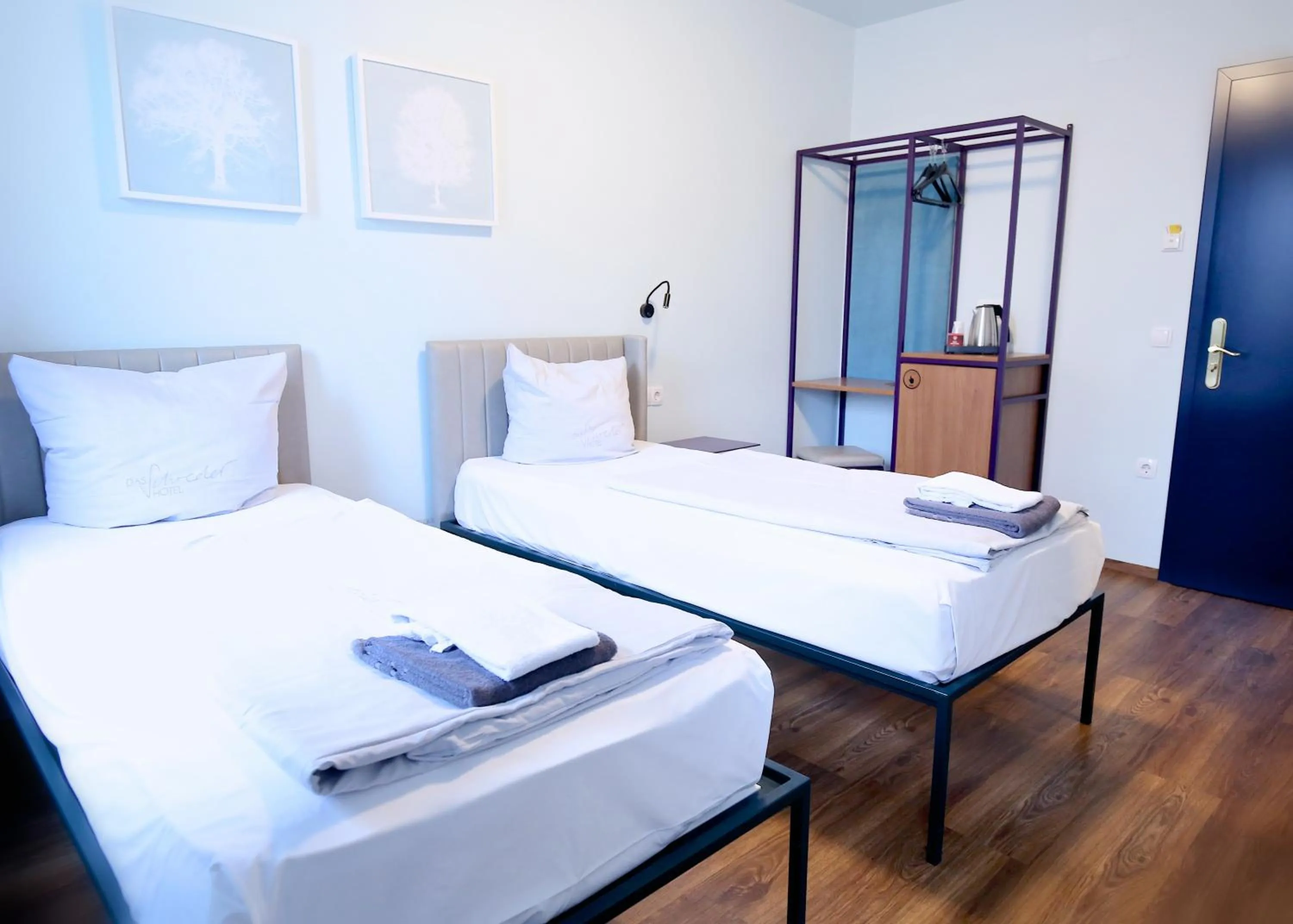 Bed in Das Schreder Hotel