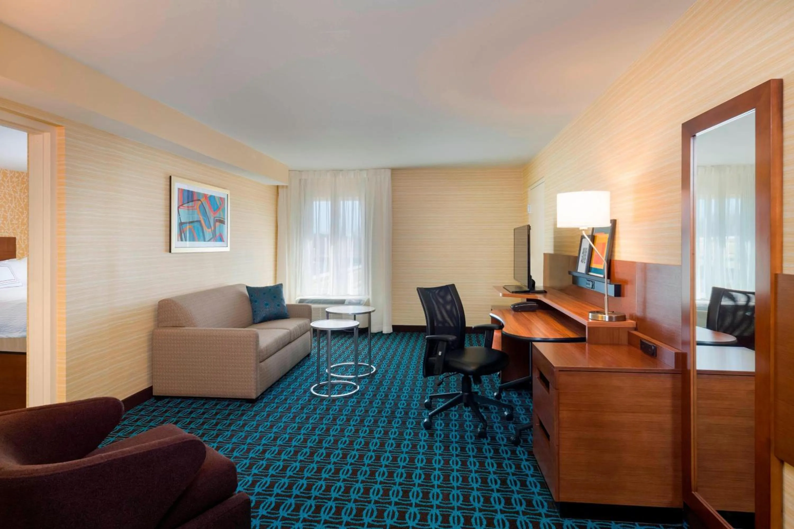 Bedroom in Fairfield Inn & Suites by Marriott Paramus