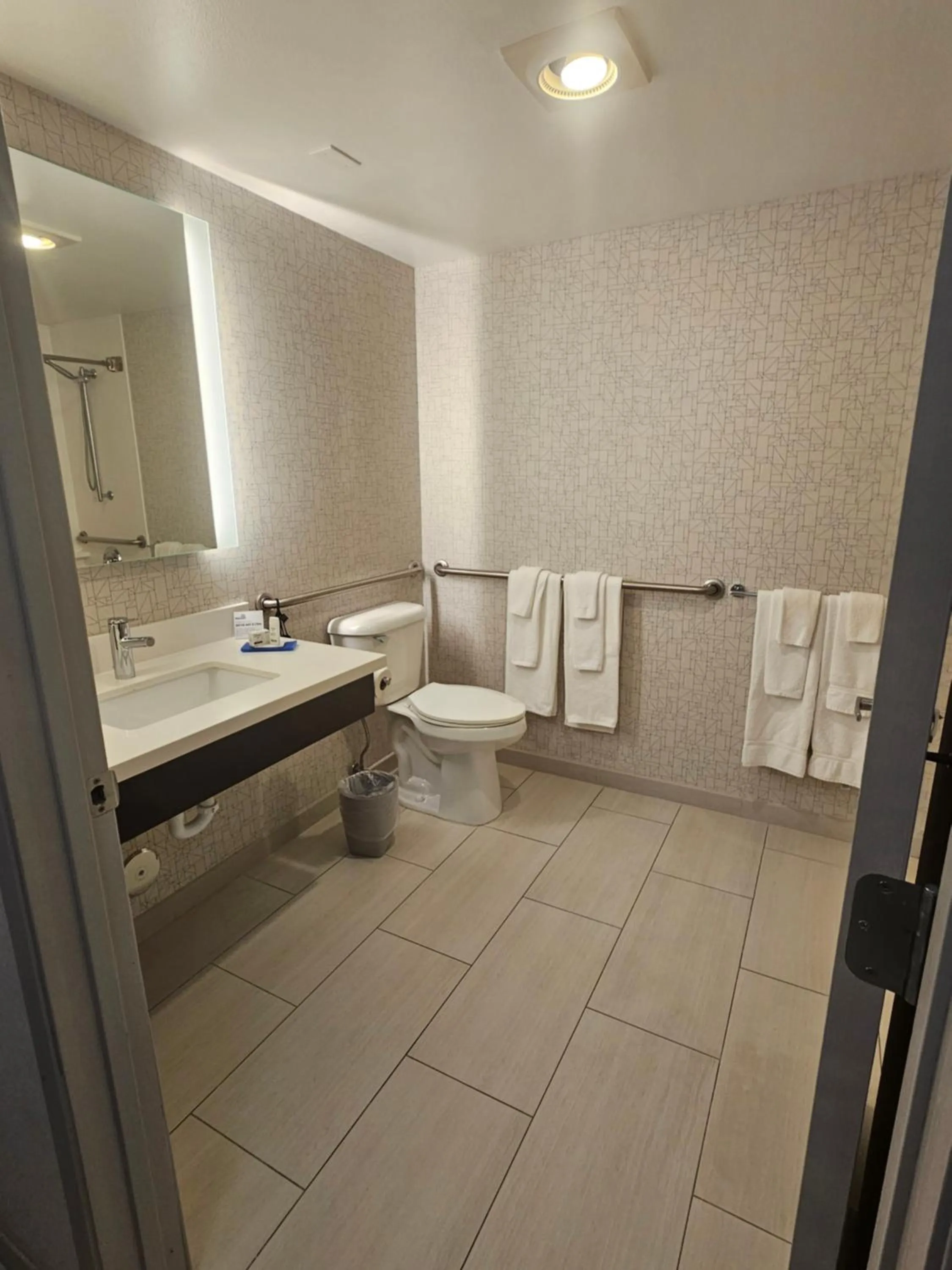 Bathroom in Holiday Inn Express Hotels & Suites Burlington by IHG