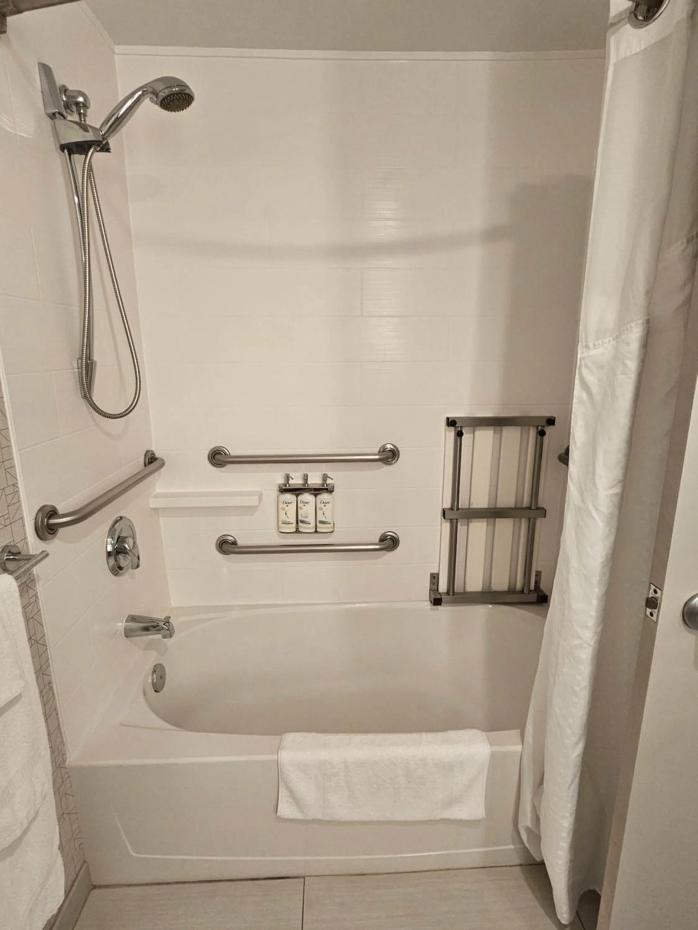 Shower in Holiday Inn Express Hotels & Suites Burlington by IHG