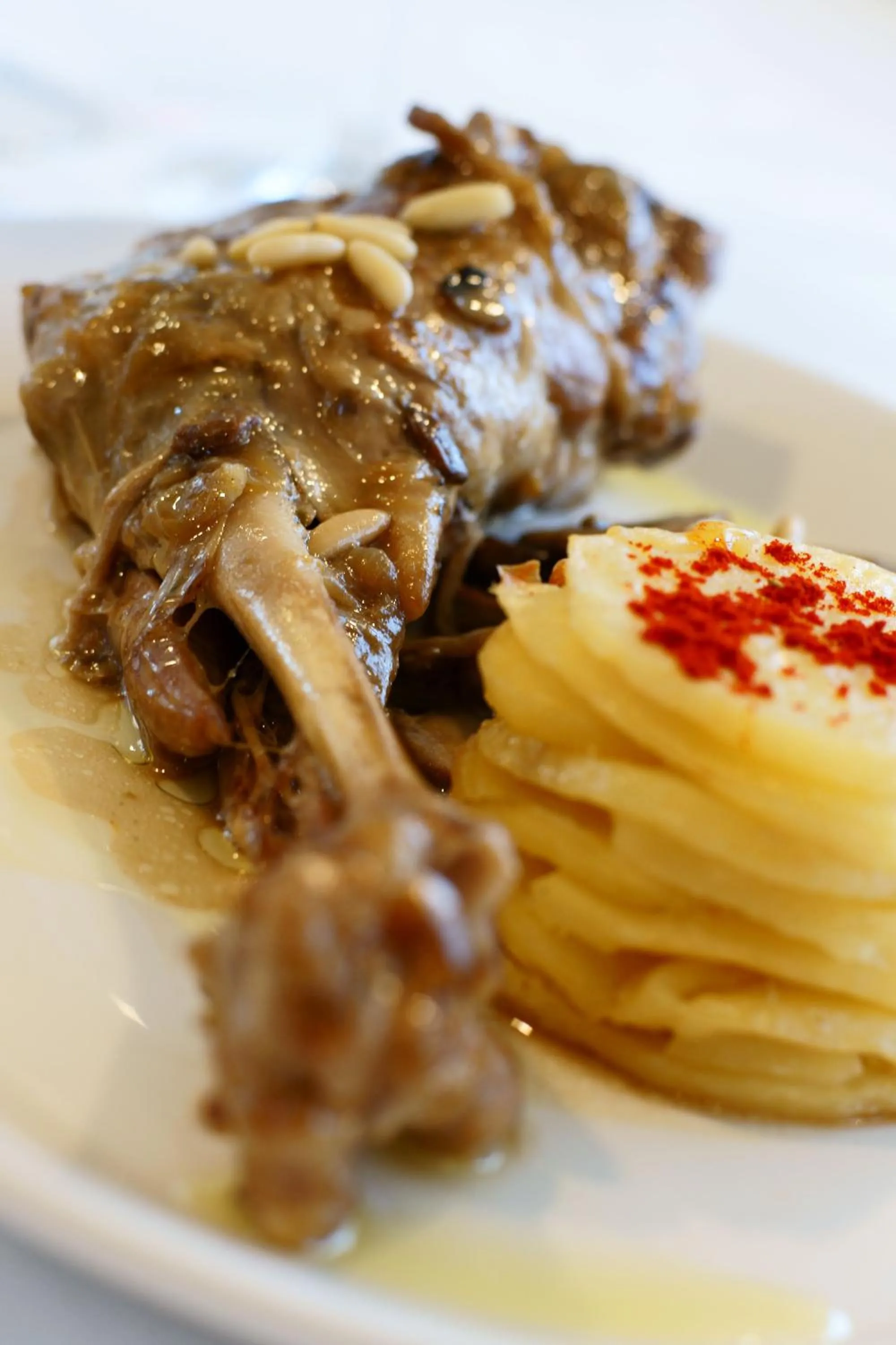 Food close-up in Hotel Venta Baños