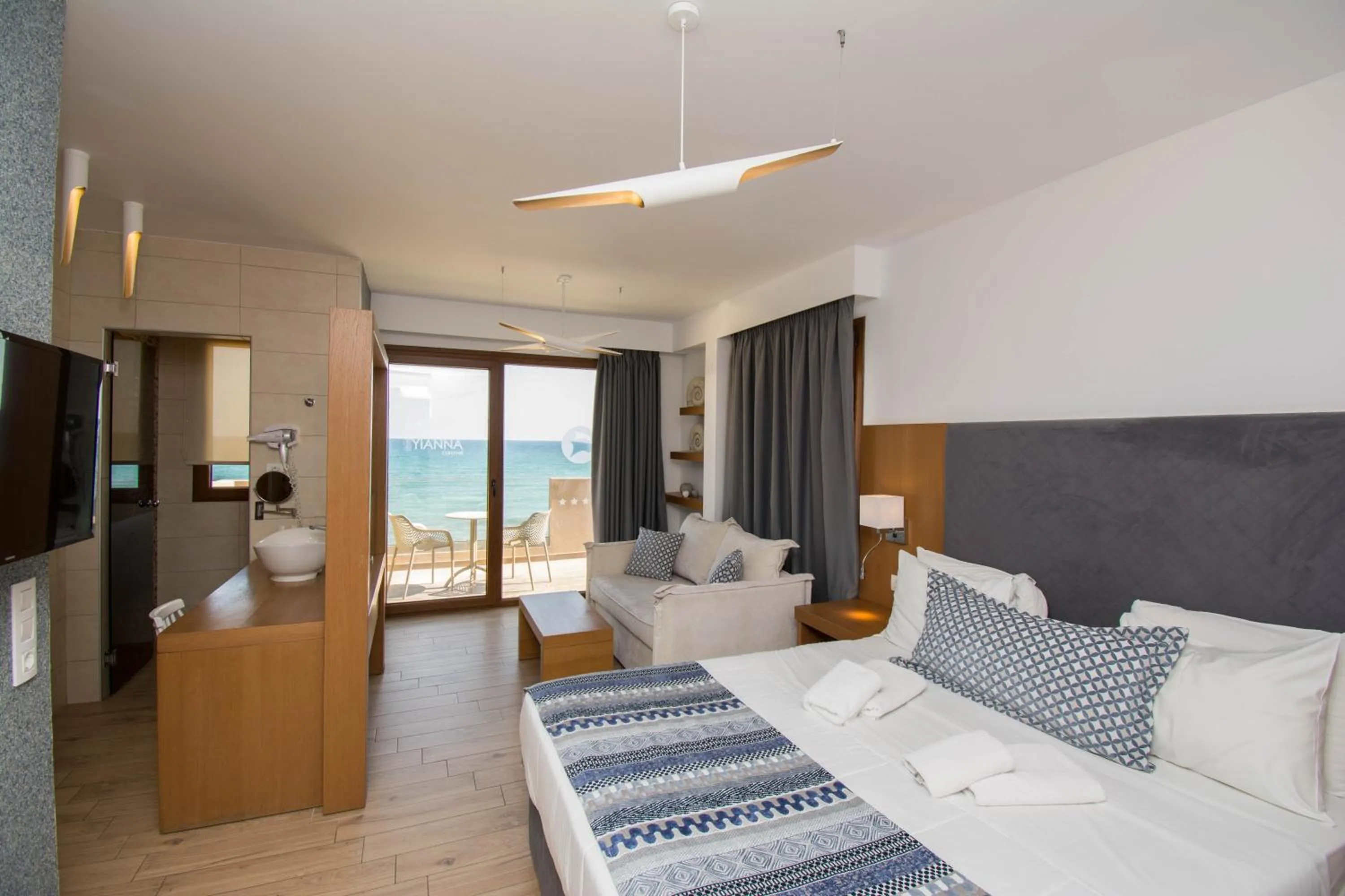 Bed in Yianna Caravel Suites "by Checkin" adults only