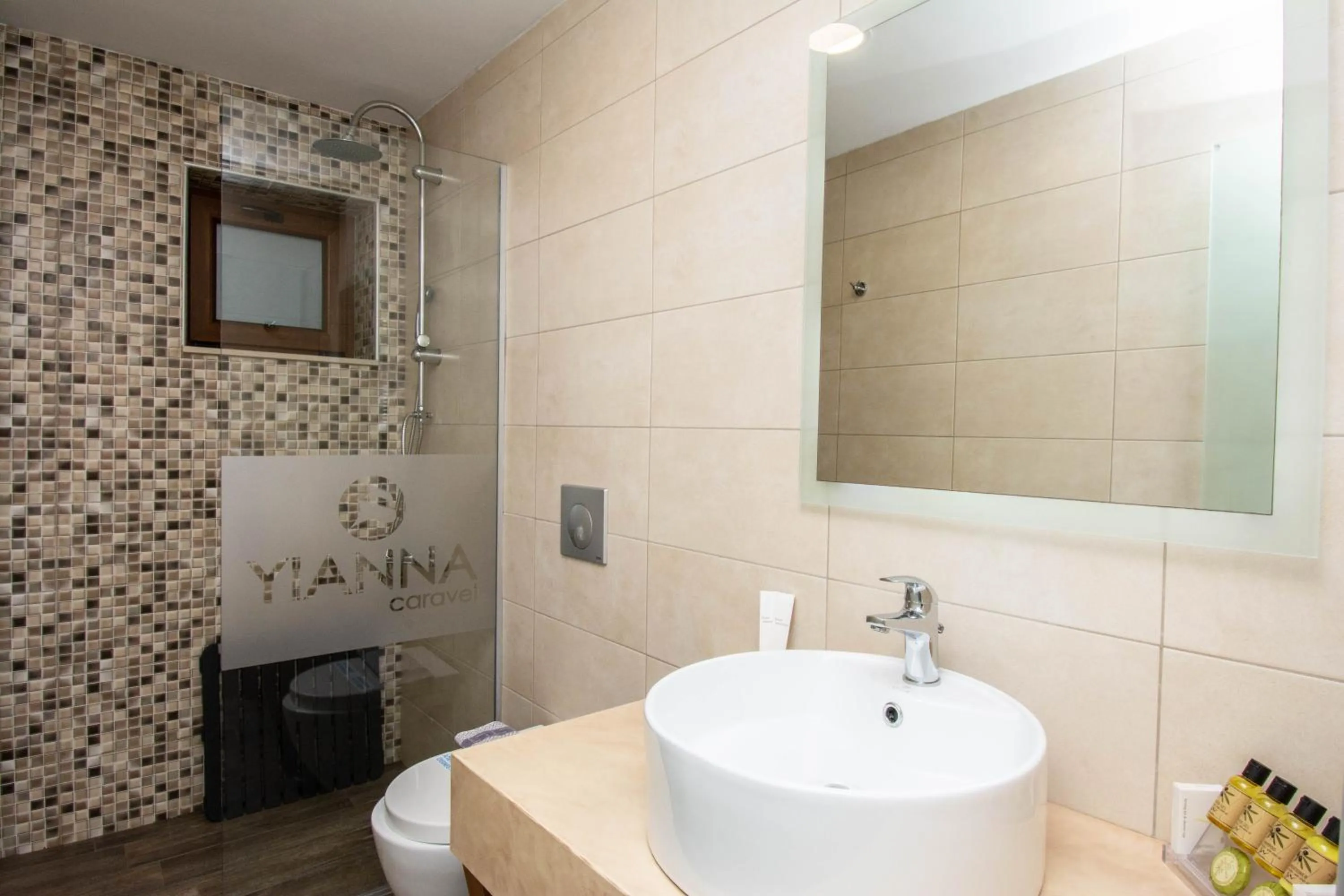 Bathroom in Yianna Caravel Suites "by Checkin" adults only