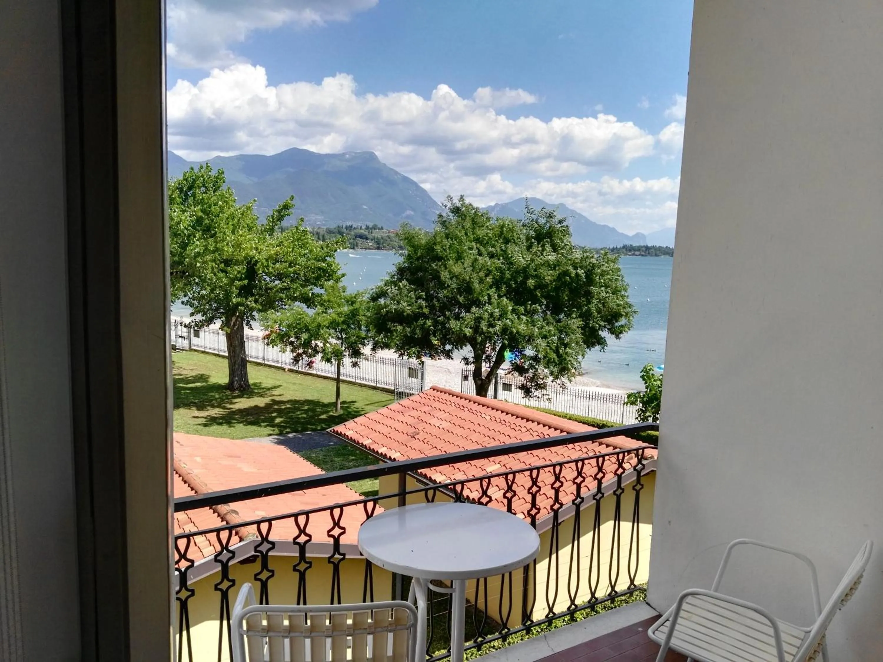 Lake view in Hotel La Romantica