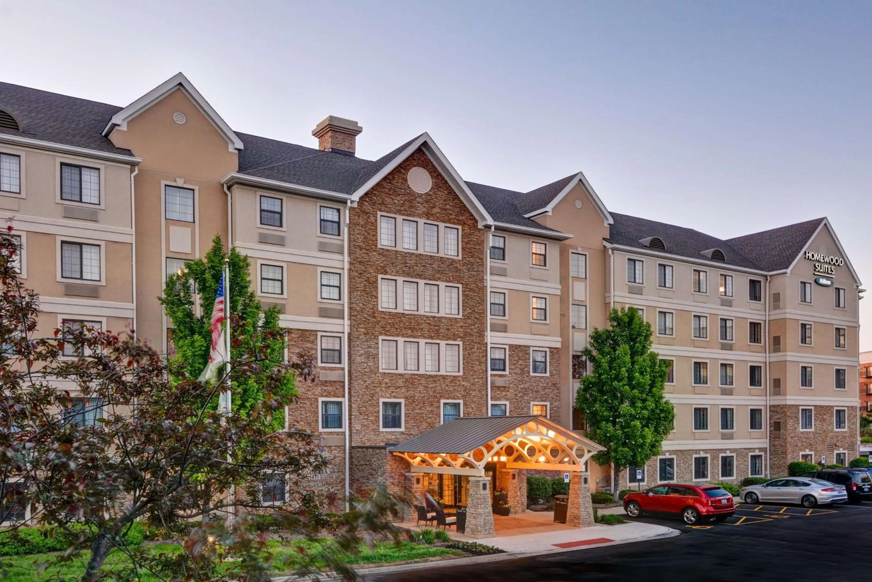 Property building in Homewood Suites by Hilton Aurora Naperville