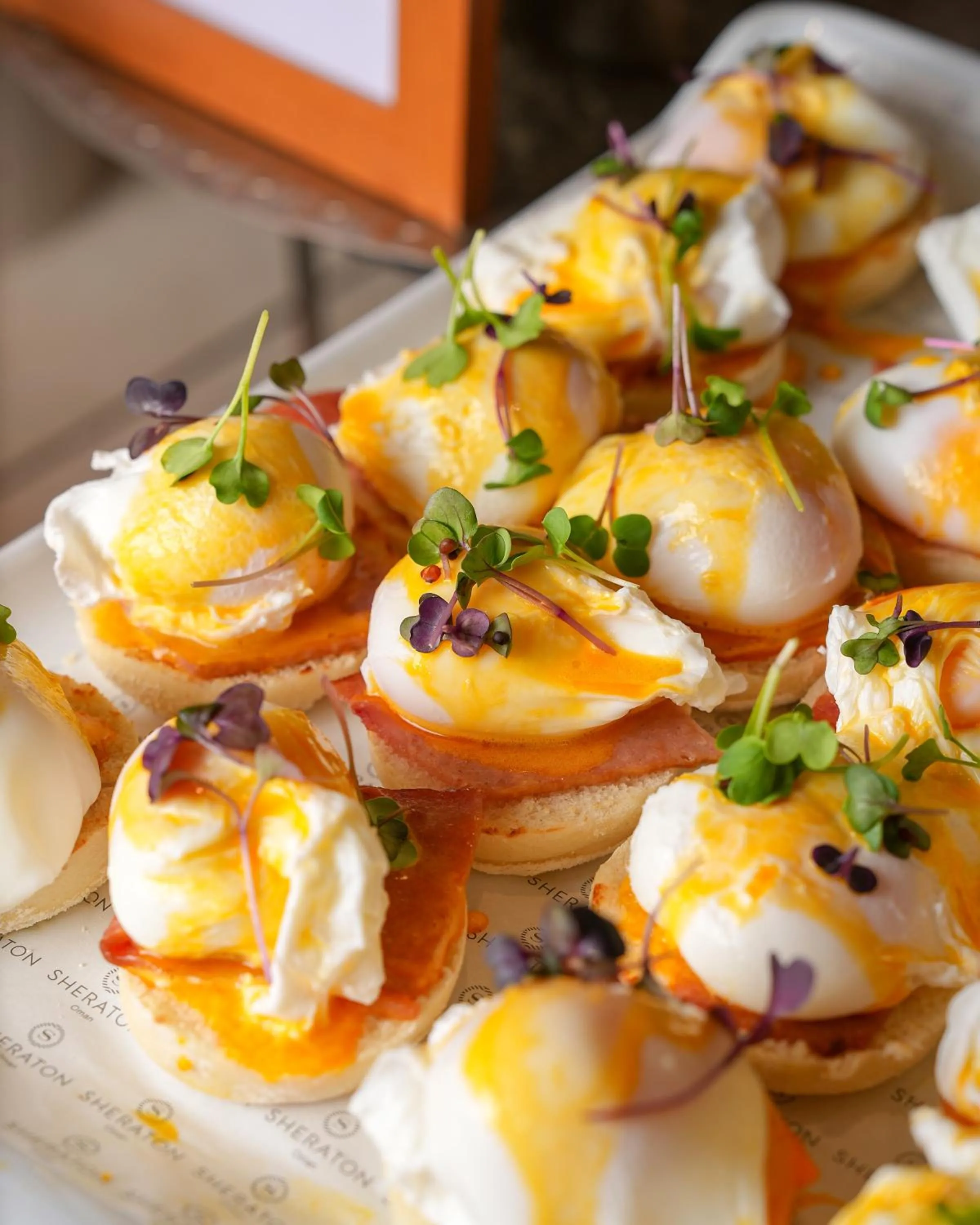 Buffet breakfast in Sheraton Oman Hotel